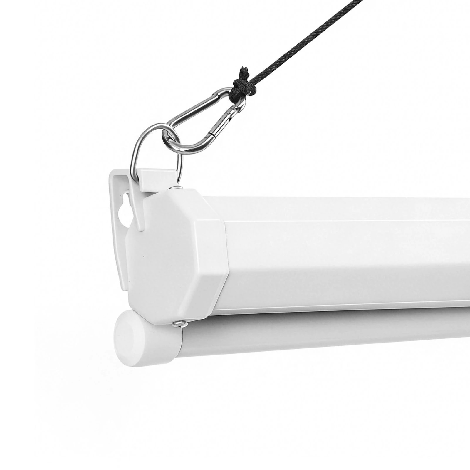 6 Ausway 120 Inch Projector Screen 4:3 Manual Pull Down Retractable, Wall/Ceiling Mount, 6 of 7