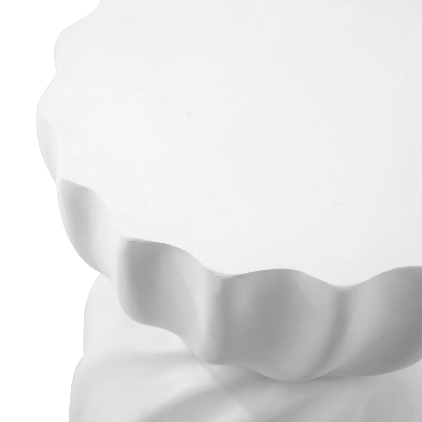 7 Oikiture Coffee Side Table Bedside End Stool Stand Stone Indoor Outdoor
 - White, 7 of 8