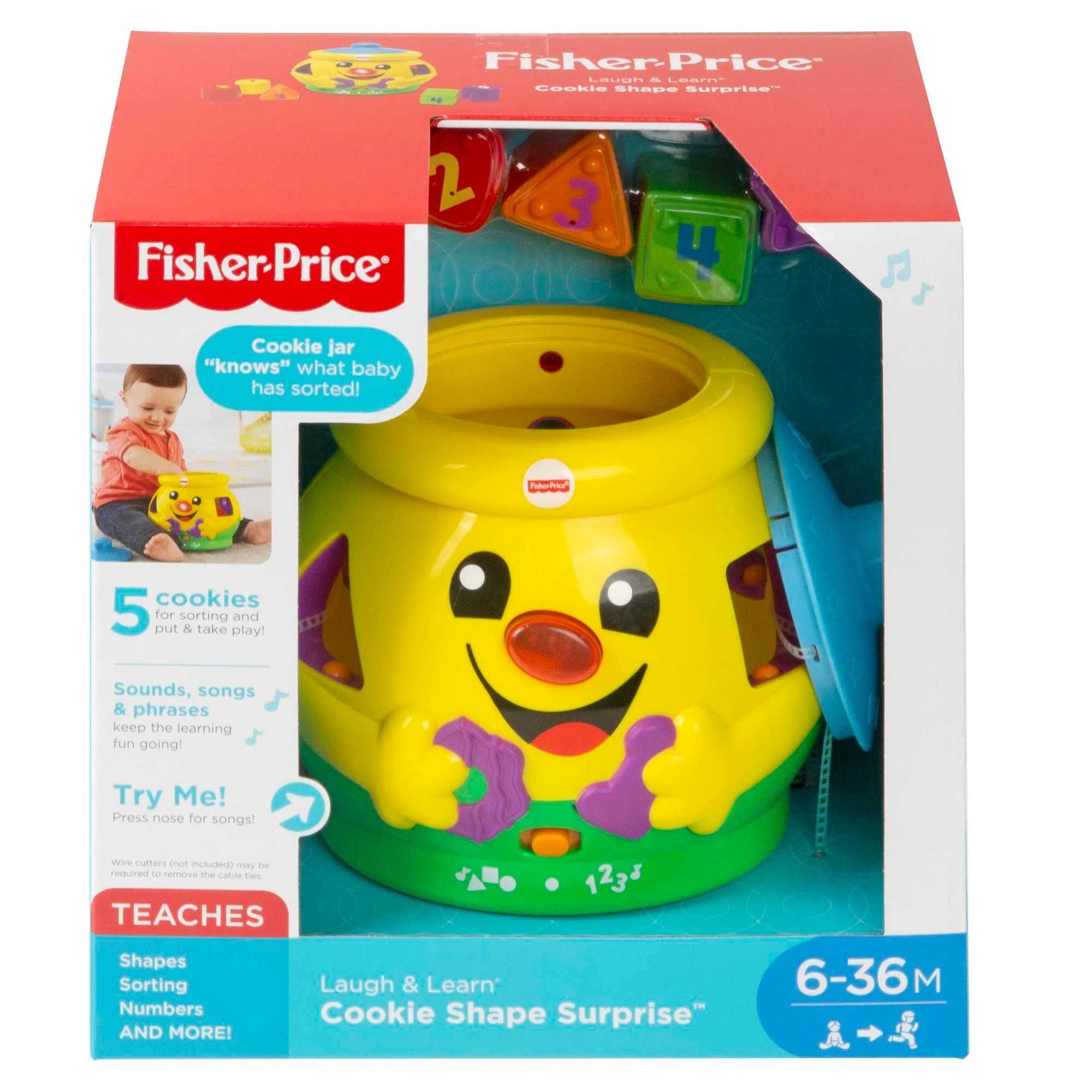 1 Fisher-Price Laugh and Learn Cookie Shape Surprise, 1 of 5