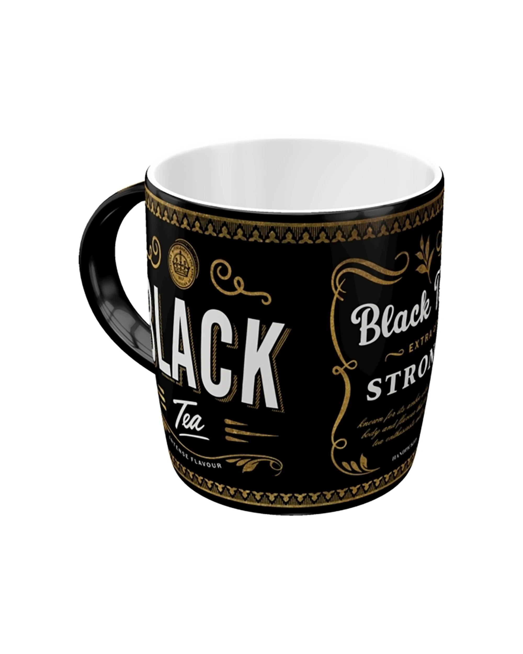 2 Nostalgic-Art 4PK Ceramic Mug 330ml Retro Design - Black Tea - Black, 2 of 5