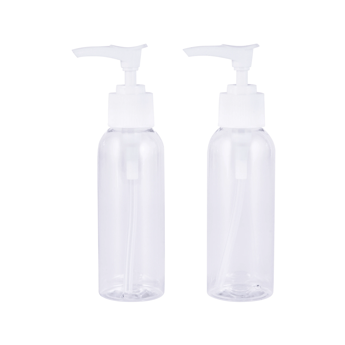 2 OXX Travel 2 Pack Pump Bottles - White and Clear, 2 of 9