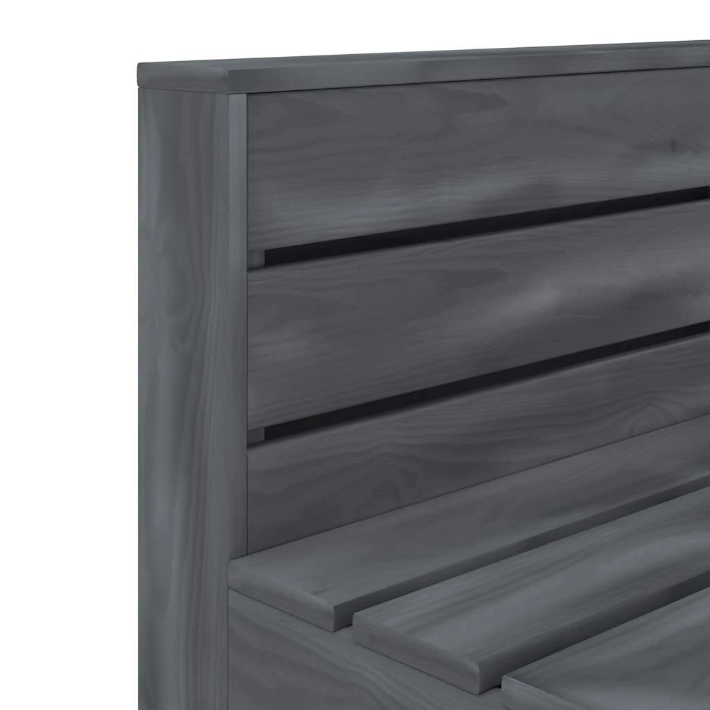 4 vidaXL Pallet sofa Stackable - Grey, 4 of 5