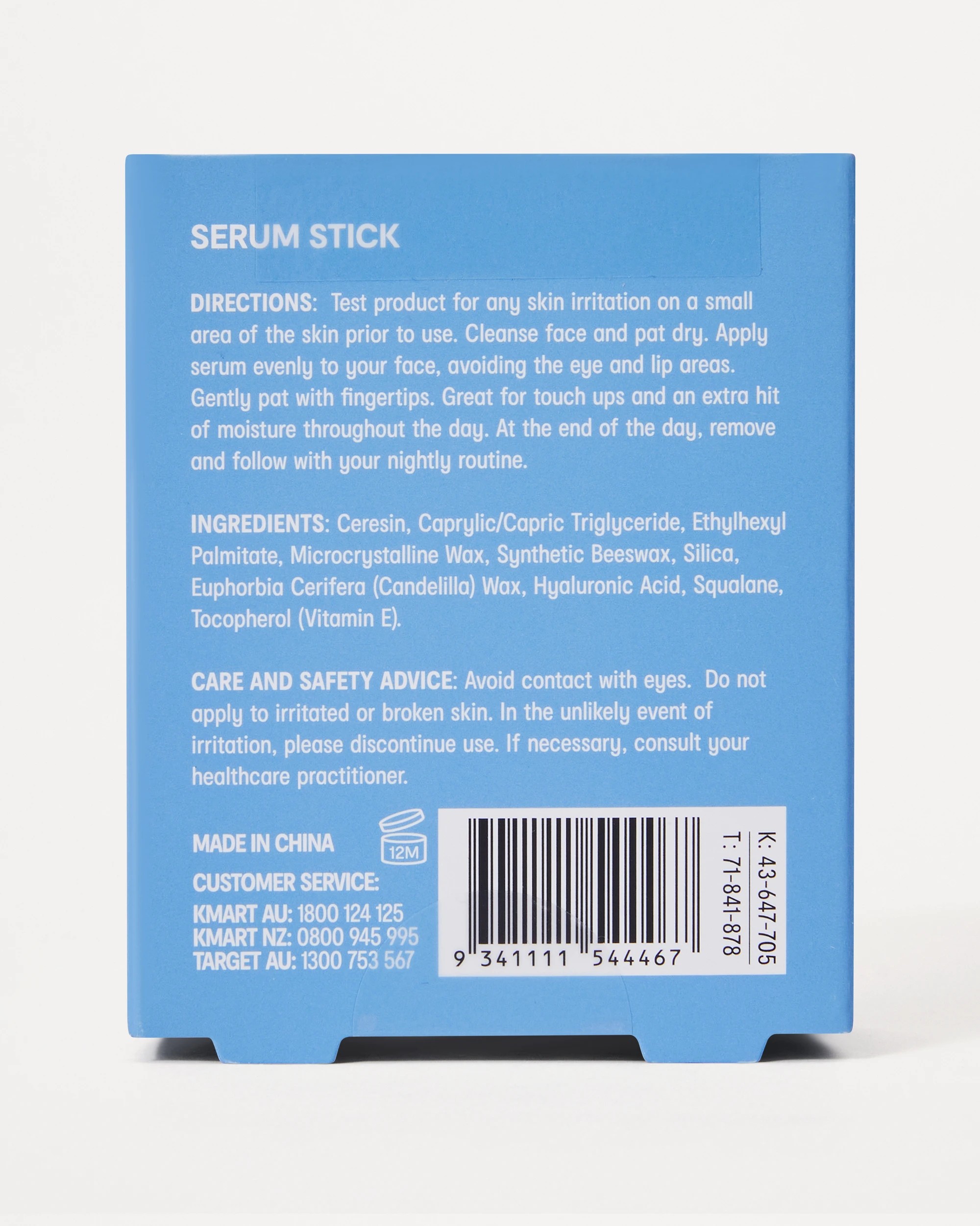 6 OXX Skincare AM/PM Hydrate Serum Stick 20g - Hyaluronic Acid and Squalane, 6 of 6