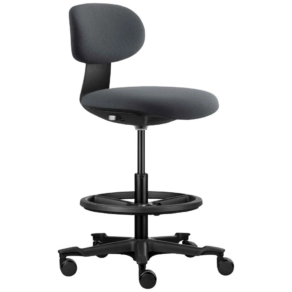 1 Rapidline YOYO Stool Grey Ergonomic Drafting Chairs, 1 of 7
