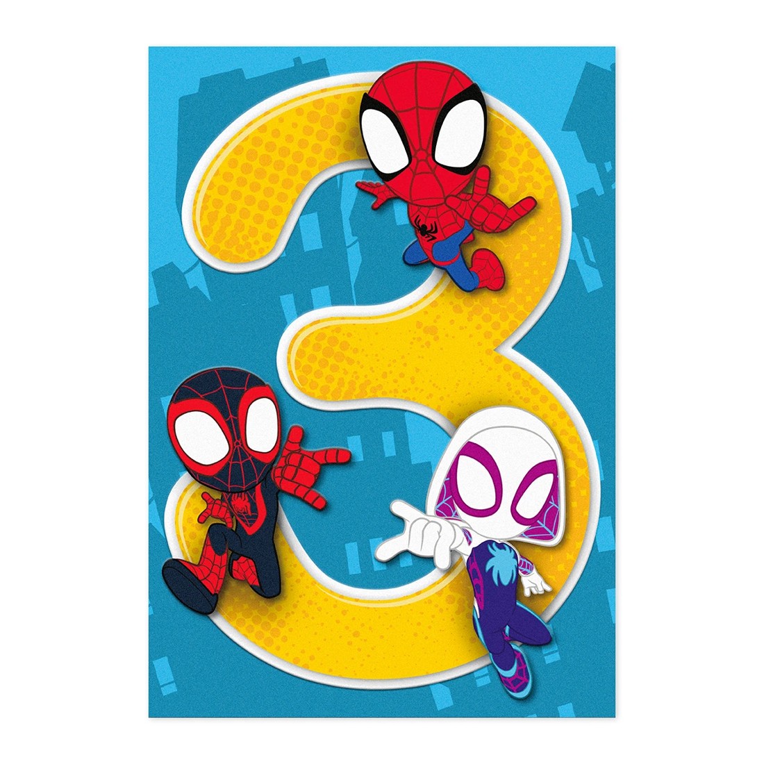 3 Connections from Hallmark 3rd Birthday Card - Spider-Man, 3 of 3