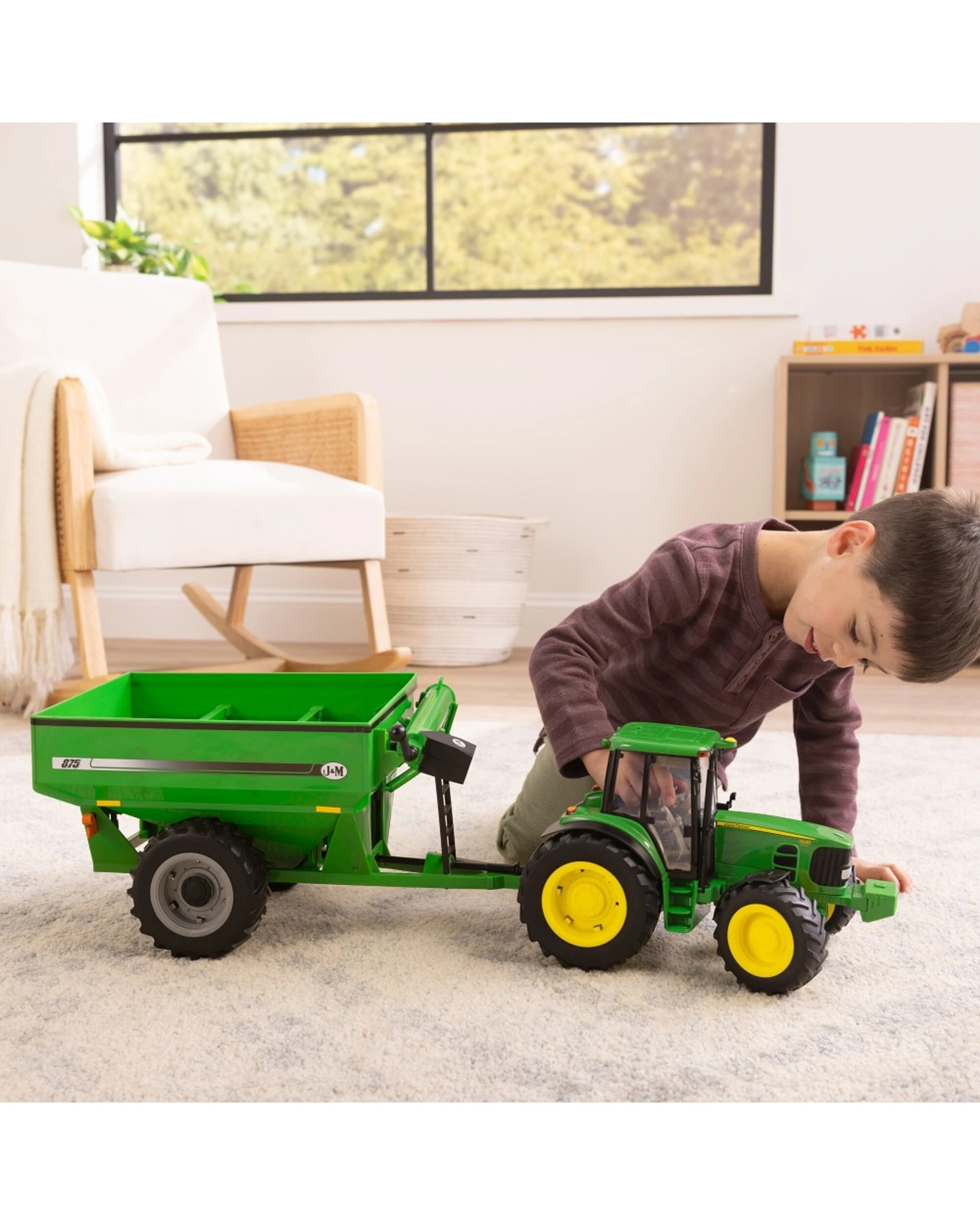 3 John Deere 1:16 Big Farm 7430 Tractor Toy Playset With Grain Cart - Multi, 3 of 3