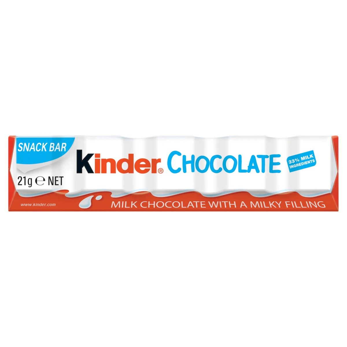 2 Kinder Maxi Milk Chocolate Single Bar 21g, 2 of 3