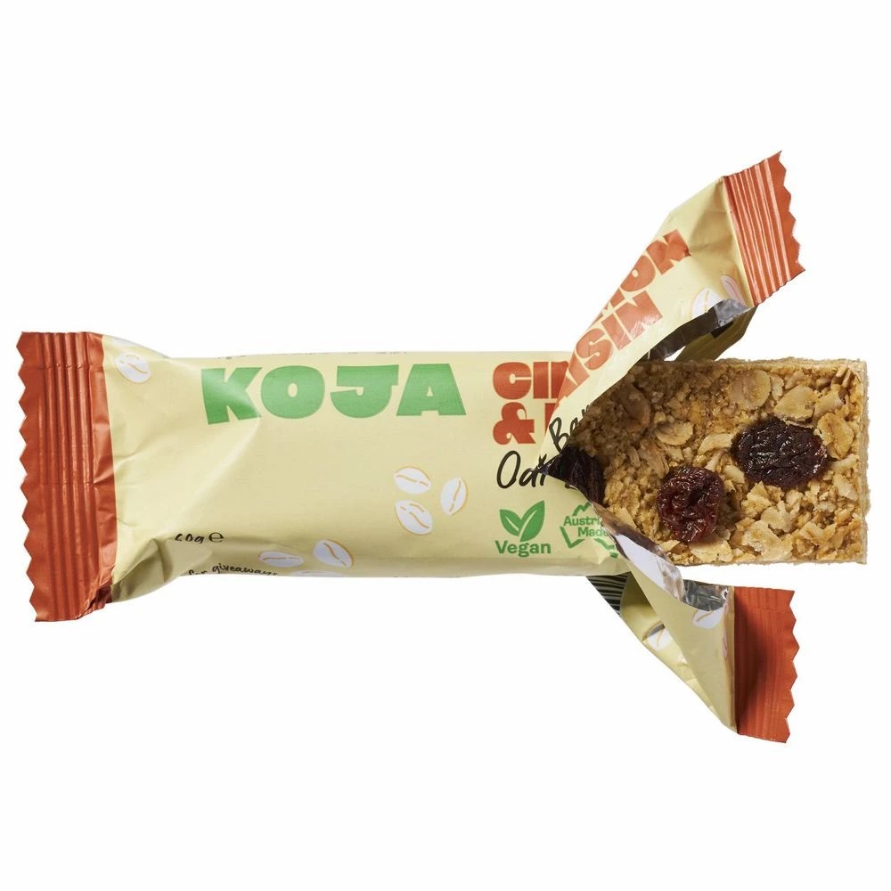 3 Koja Oat Bar Cinnamon Raisin 60g, 3 of 3