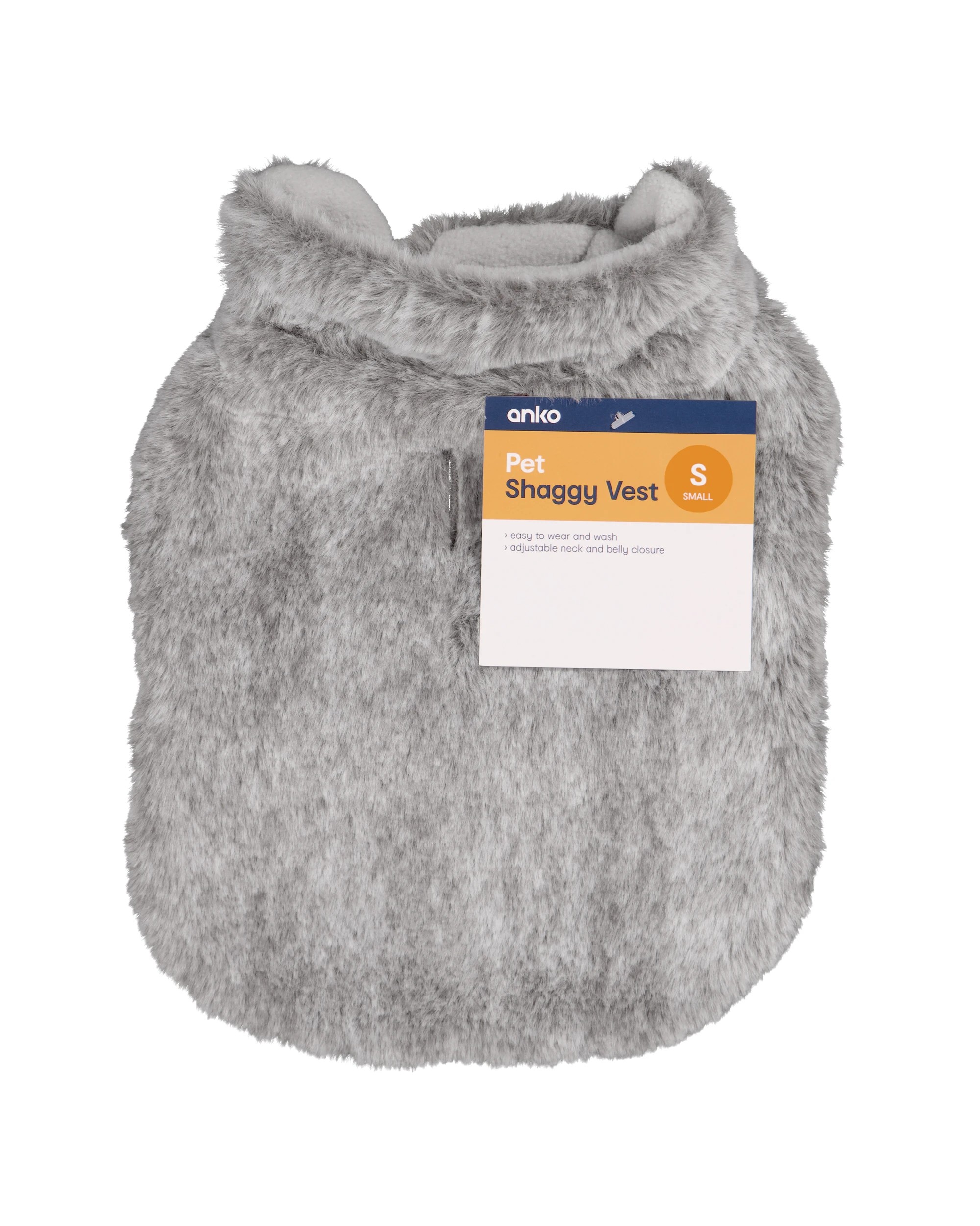 8 Pet Shaggy Vest - Small, 8 of 8