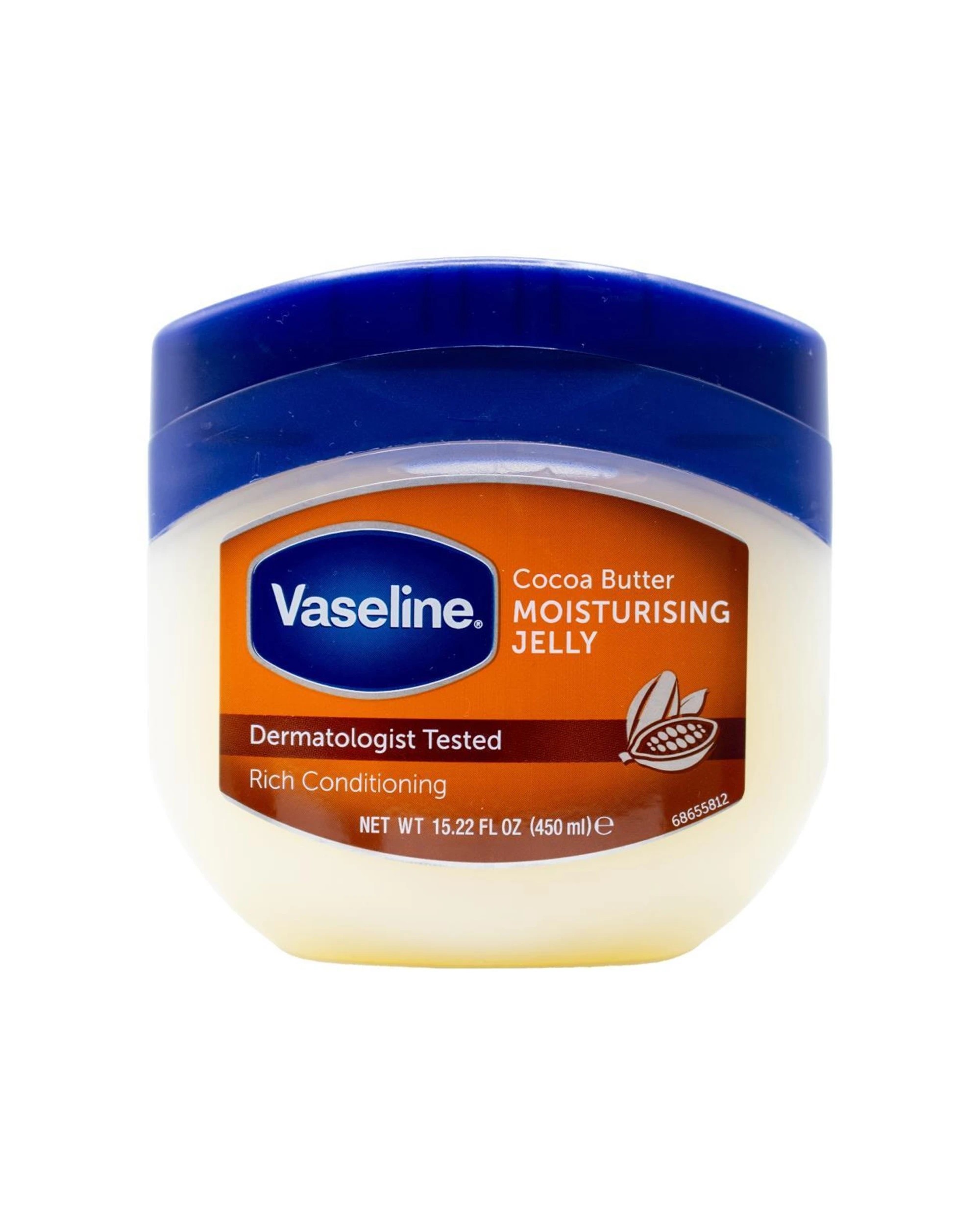 2 Vaseline Moisturising Petroleum Jelly Jar Cocoa Butter 3PK 450ml - Multi, 2 of 3