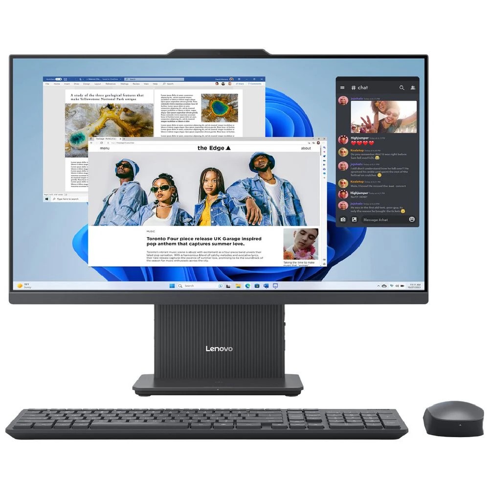 1 Lenovo All-in-One 27" QHD Touchscreen Core i9 32GB/1TB, 1 of 6
