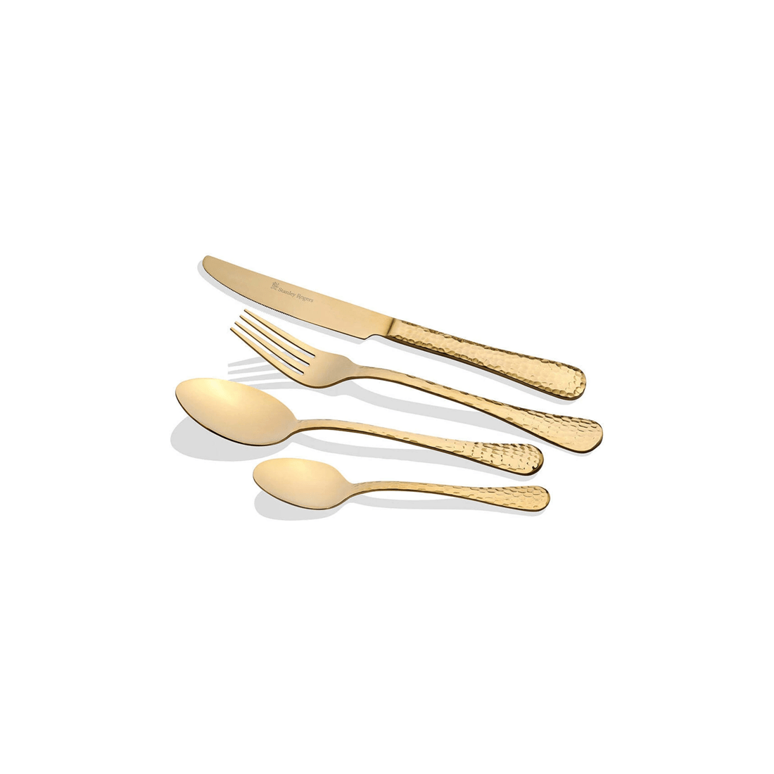 1 24pc Stanley Rogers Bolero Champagne Gold Cutlery Family Dinner Tableware Set
 - Gold, 1 of 5