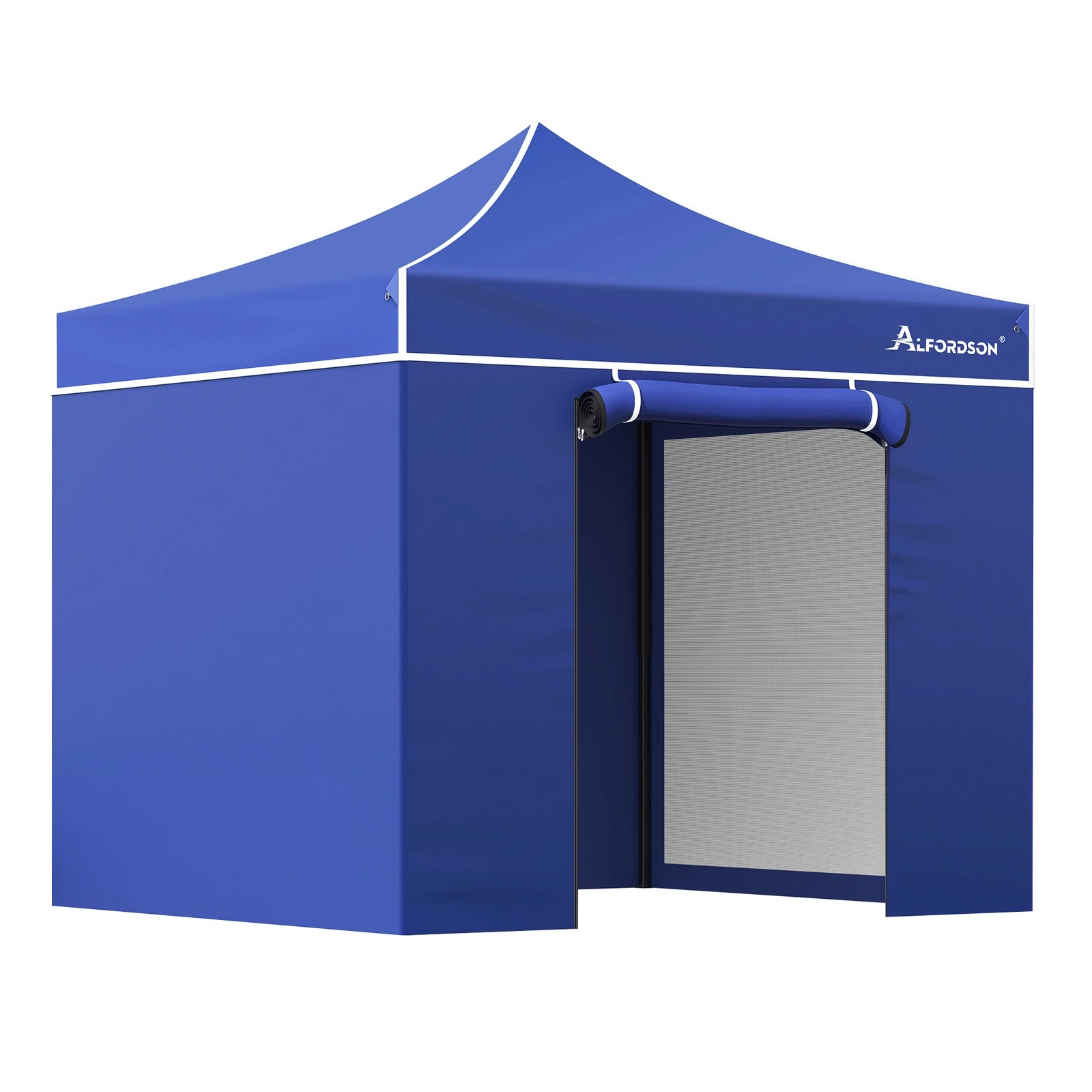 1 Alfordson Gazebo 3x3m Pop Up Marquee 600D Oxford Folding Camping Tent - Blue, 1 of 10