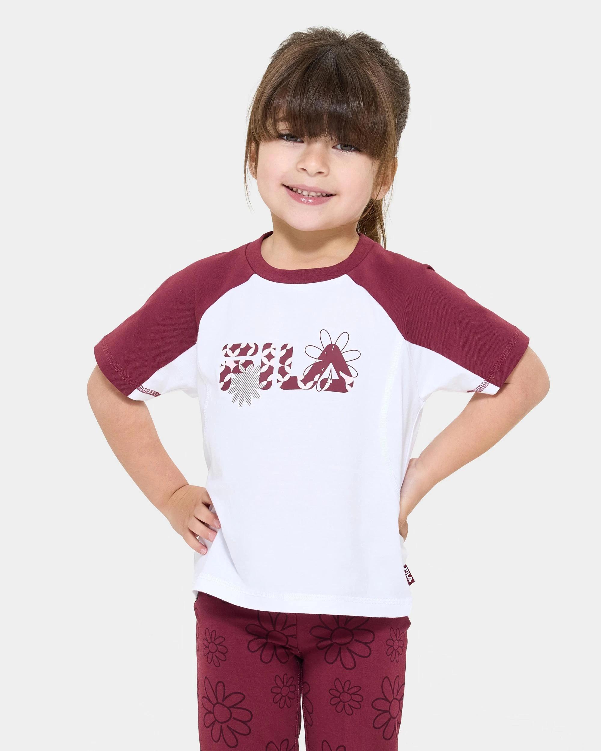 1 Aria Oversized Short Sleeve White T-Shirt - Fila WHITE, 1 of 6