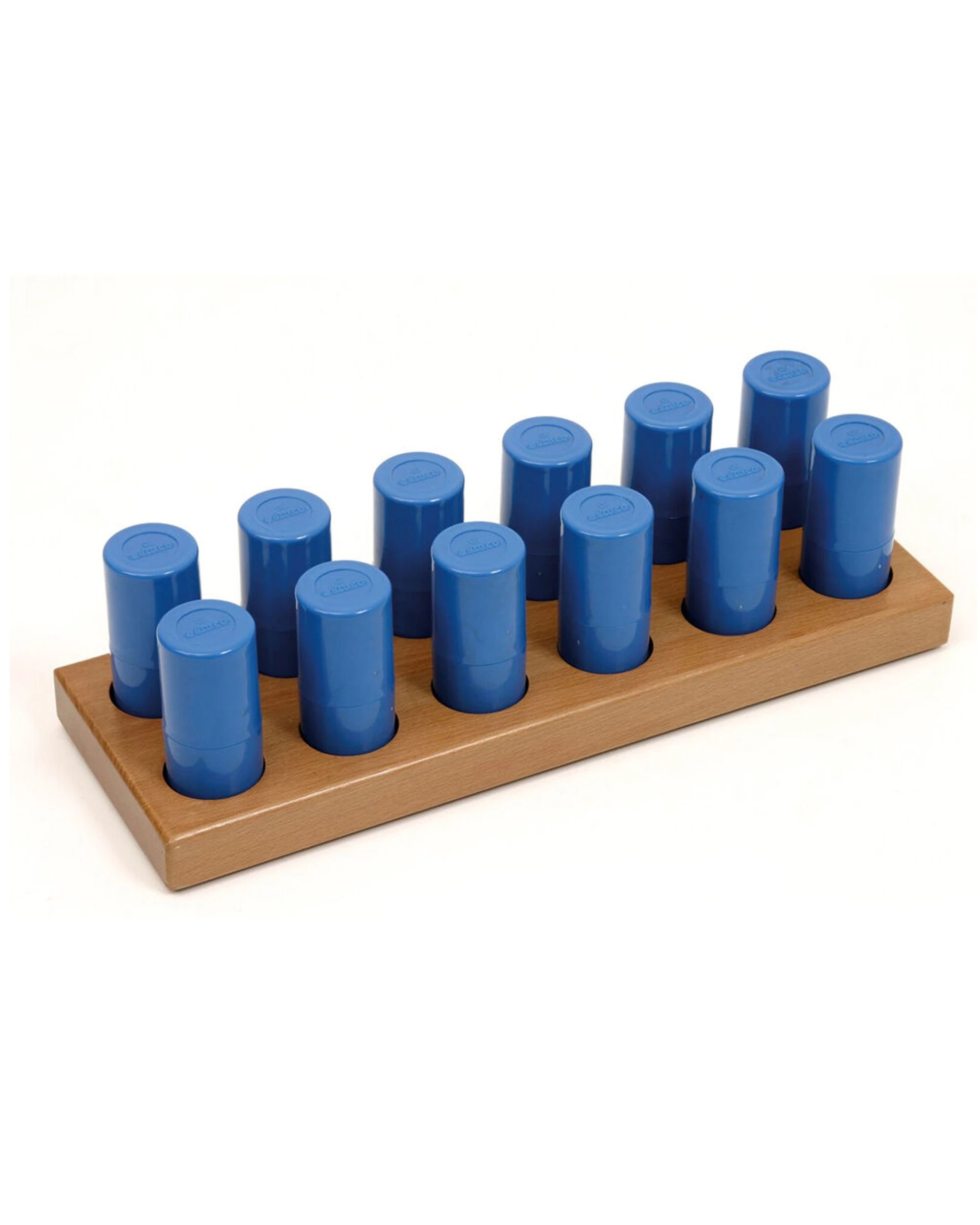 3 Educo Weight Tubes Educational Toy Comparative Learning Early Learning Tool - Blue, 3 of 3