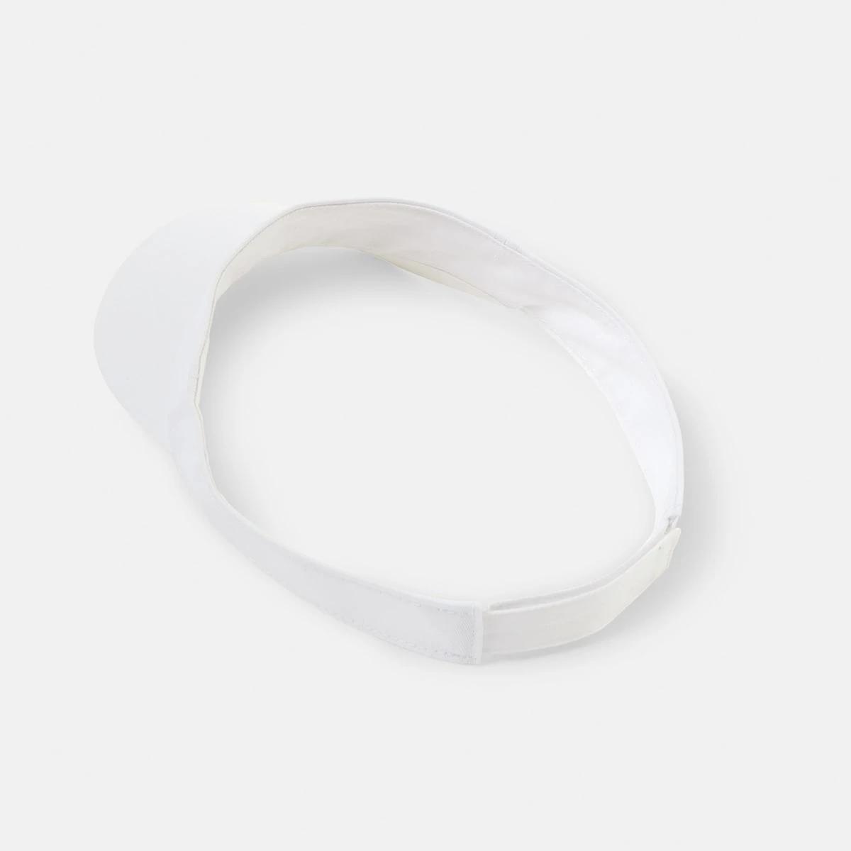 2 Basic Twill Visor White, 2 of 4