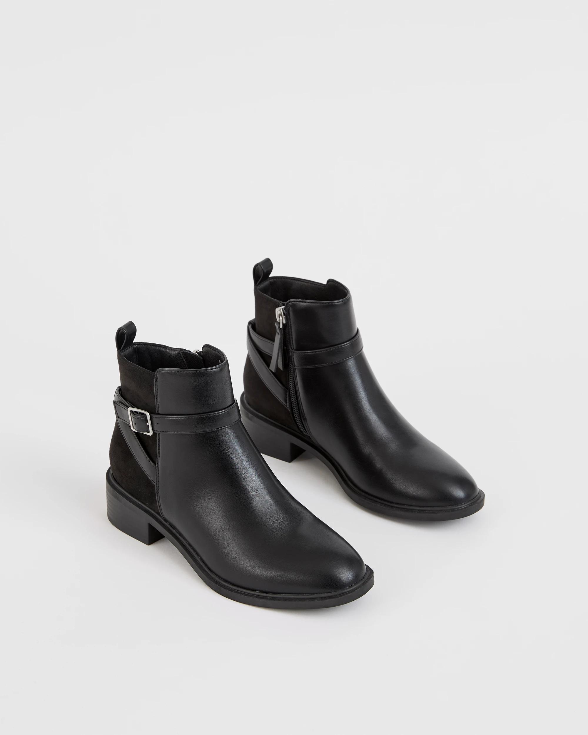 2 Target Woman Classic Flat Boot - Kelly BLACK, 2 of 3