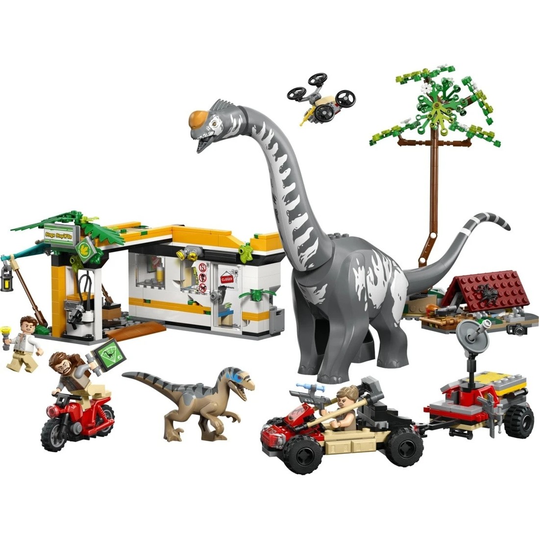 3 LEGO Jurassic World Raptor & Titanosaurus Tracking Mission 76973, 3 of 9
