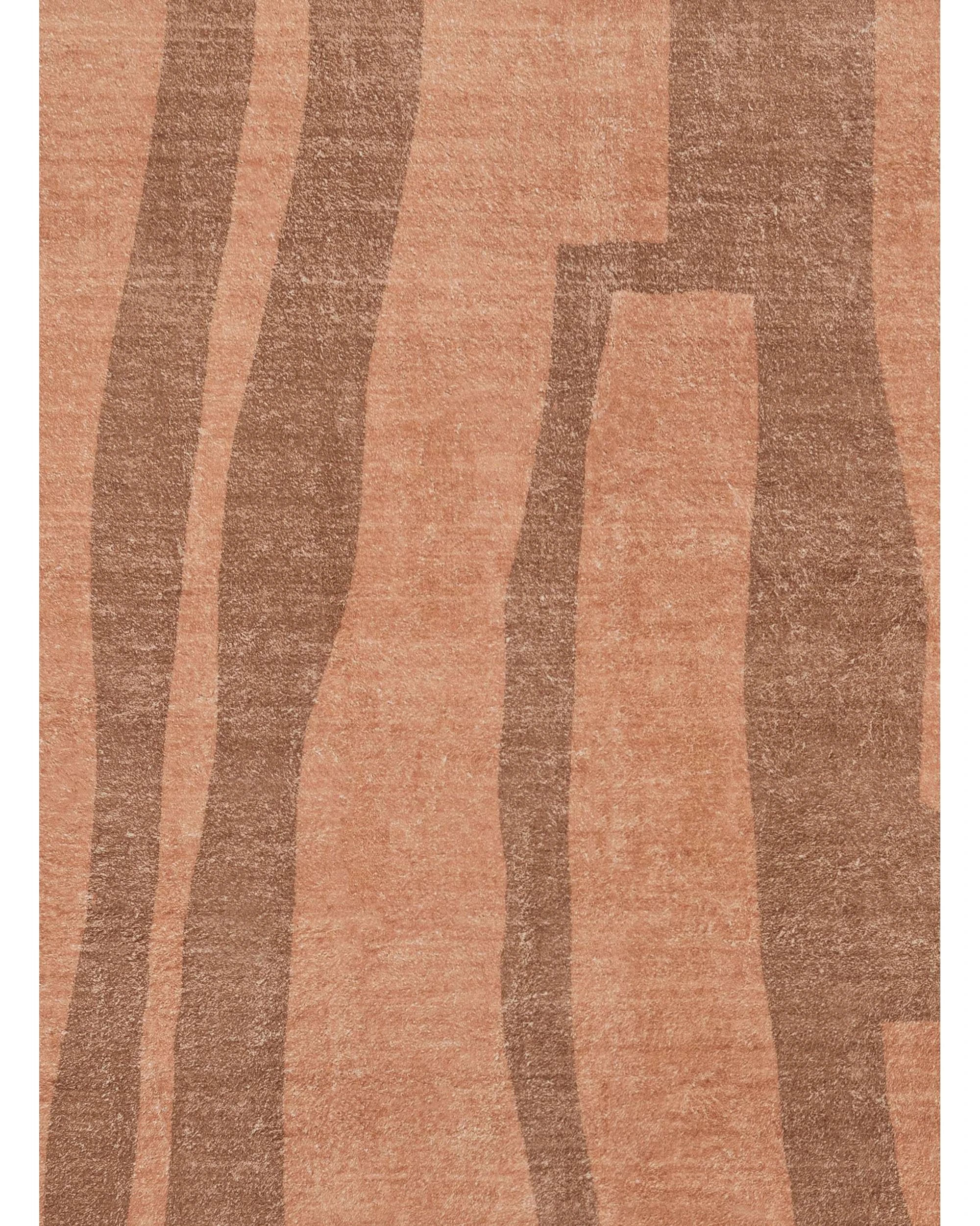 6 Loopsie Roxbury Printed Washable Rug - Brown, 6 of 8