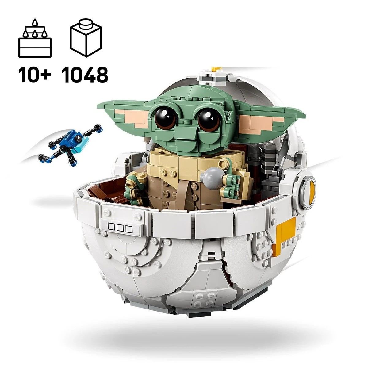 4 LEGO Star Wars Grogu with Hover Pram 75403, 4 of 10