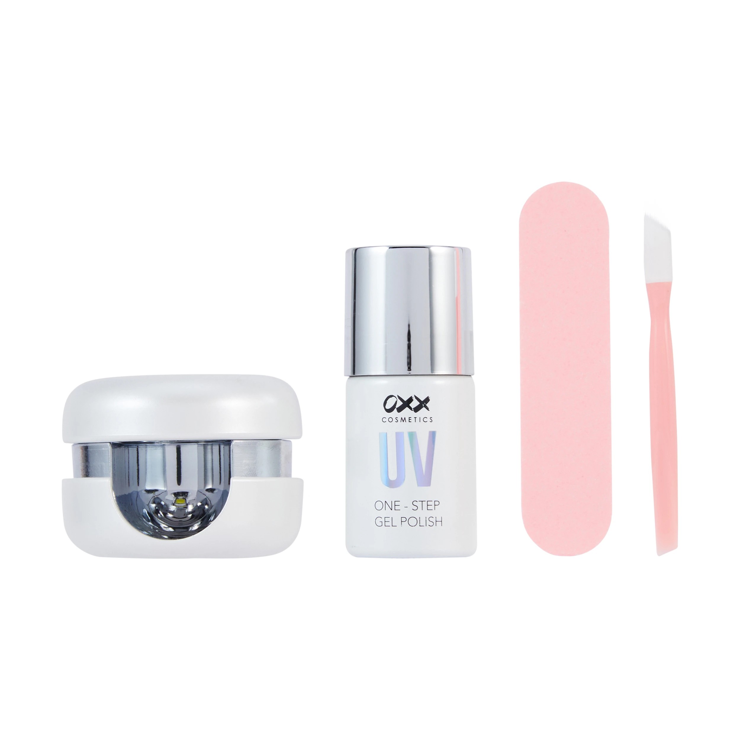 2 OXX Cosmetics UV Gel One-Step Gel Polish Kit - Pearl, 2 of 8
