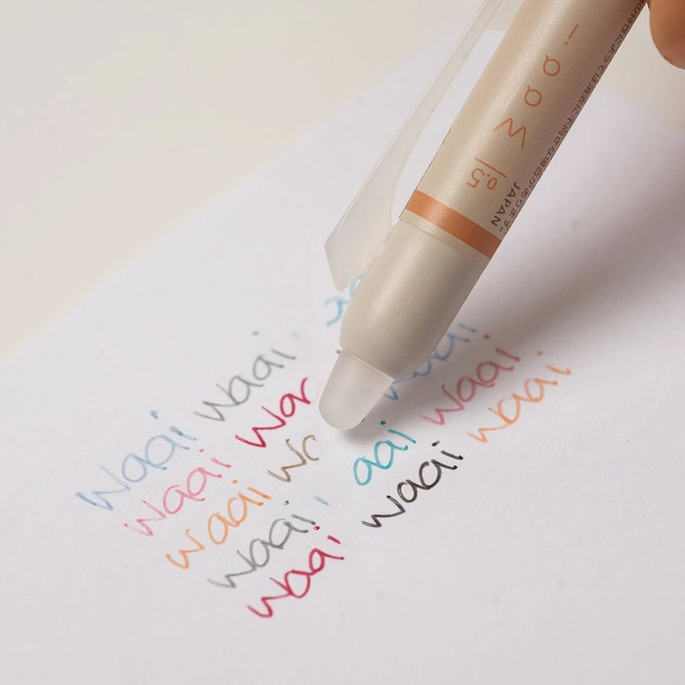 4 PILOT FriXion Waai Erasable Gel Pen 0.5mm Pastel Dry Peach, 4 of 6