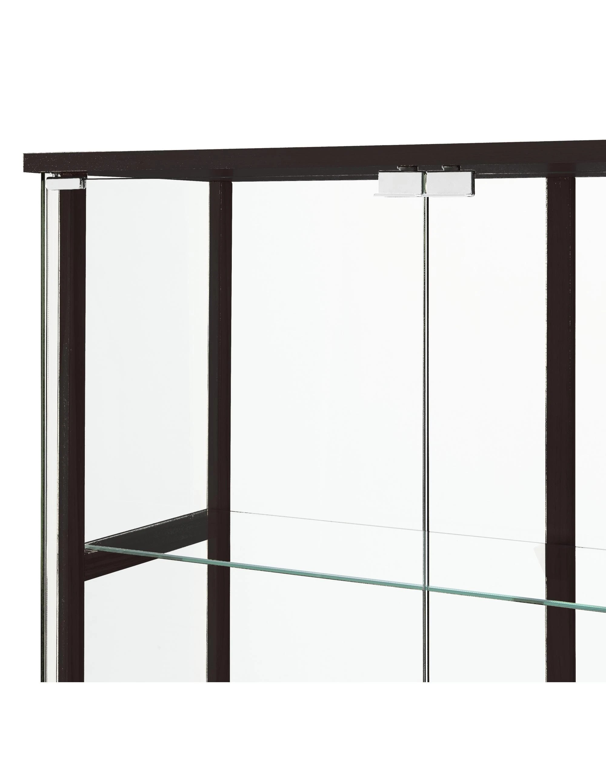 7 Kodu Glass Display 4 Tier Cabinet Trophy Display Storage Shelf 2 Door - Black, 7 of 9