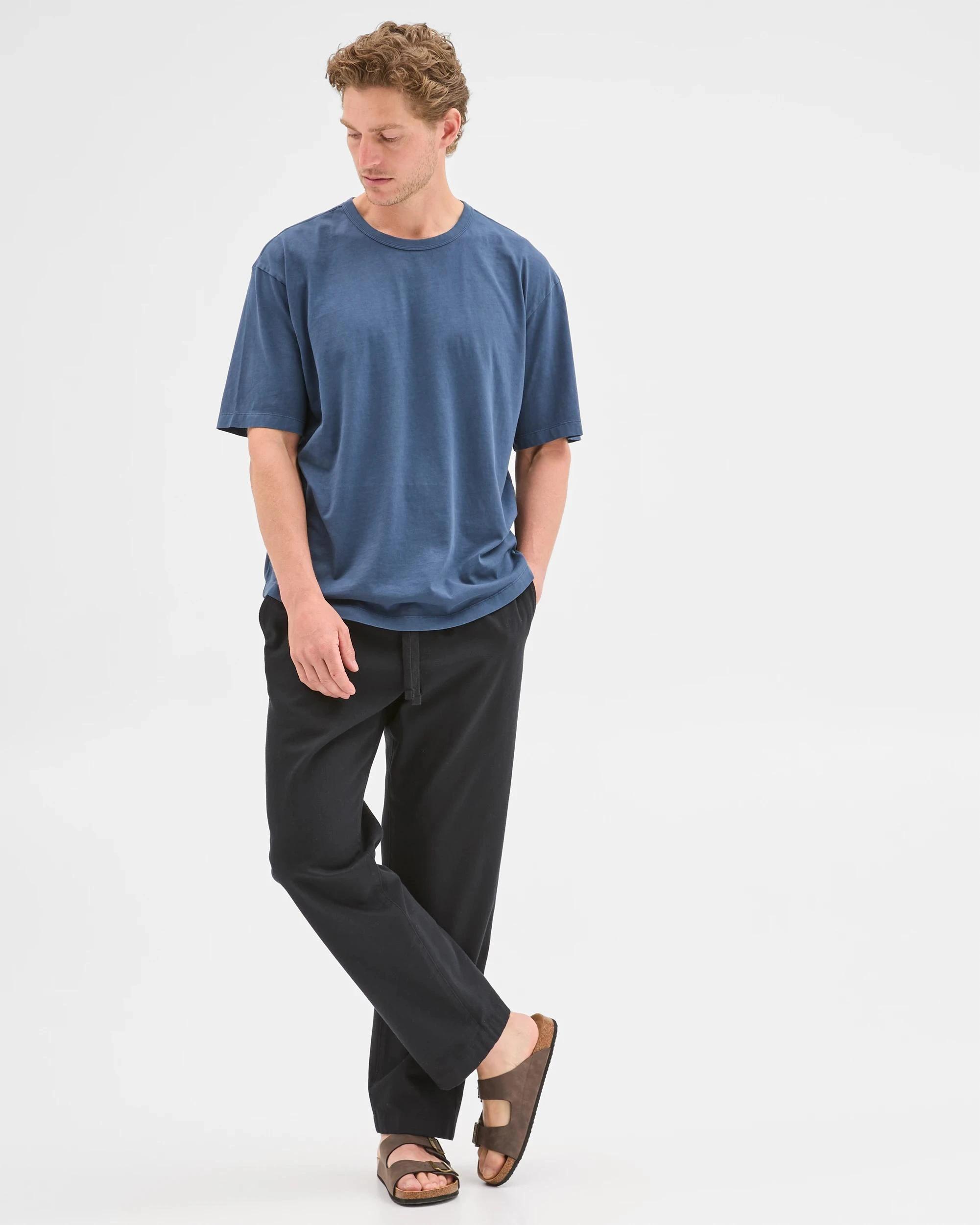 2 Target Man Australian Cotton Oversized T-Shirt BLUE, 2 of 6