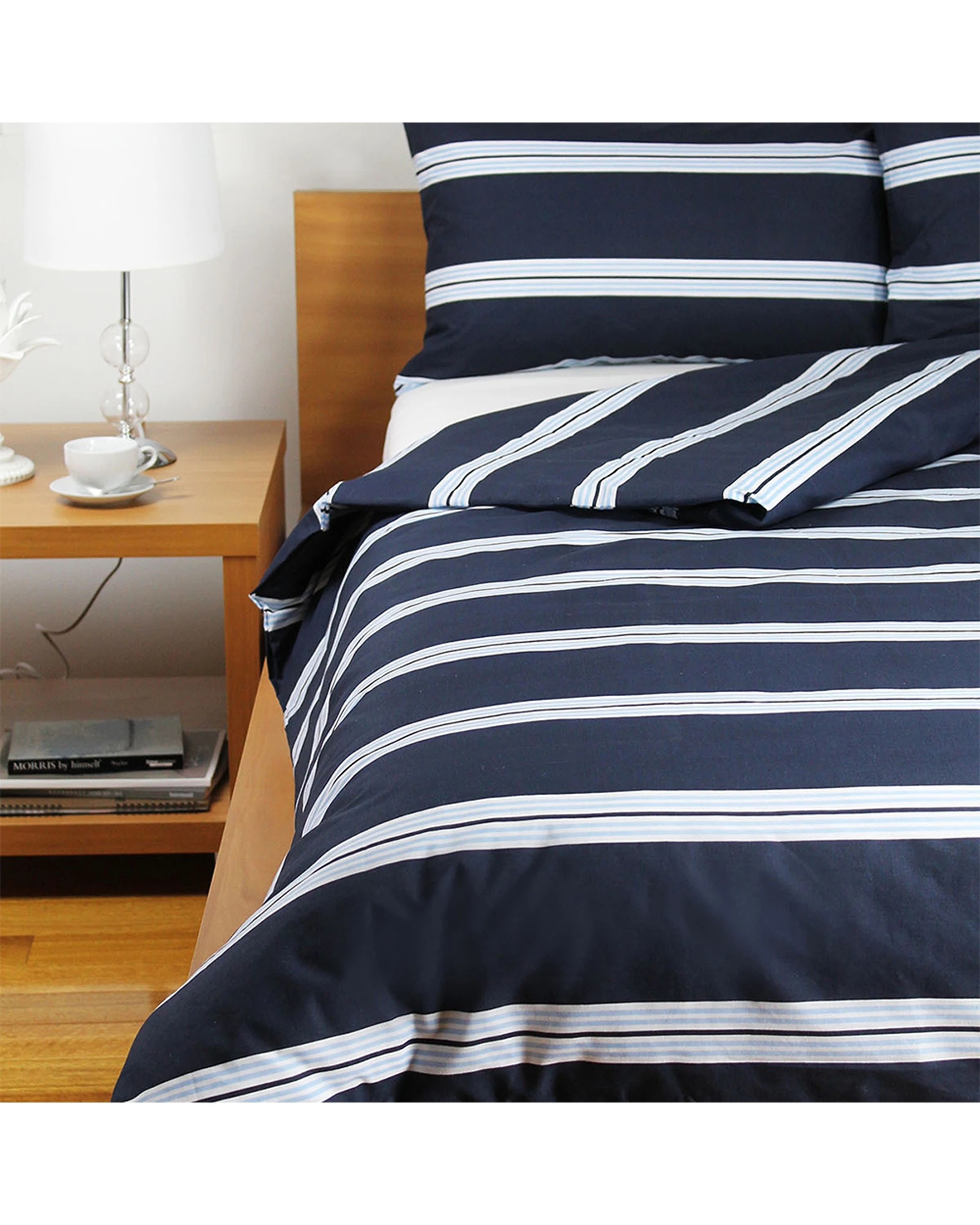 3 Jason Commercial Hudson Stripe Pillow Case Spring Stripe 2PK 48x73cm - Multi, 3 of 3