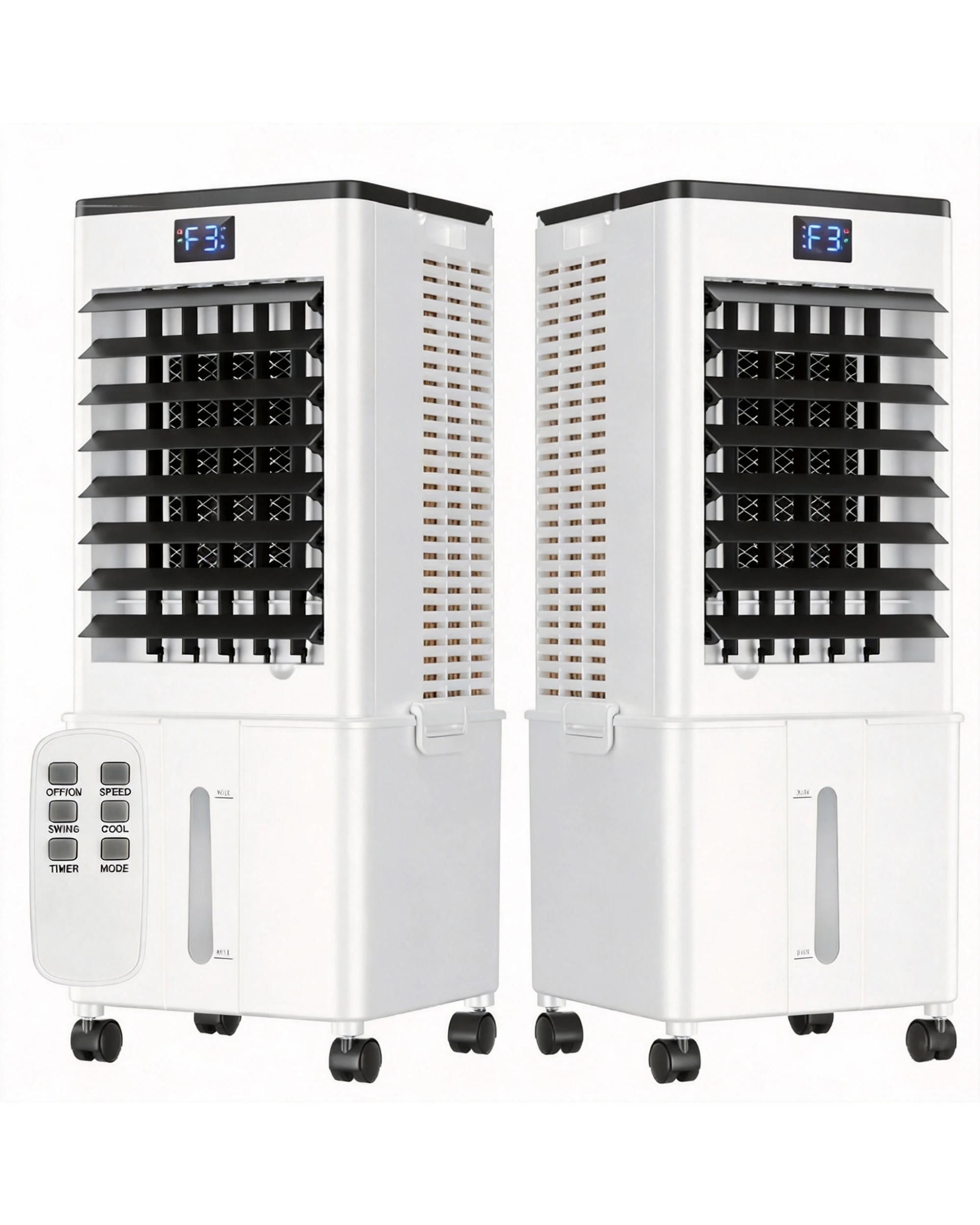 1 Advwin 10L Evaporative Air Cooler Fan 2 packs - White, 1 of 8