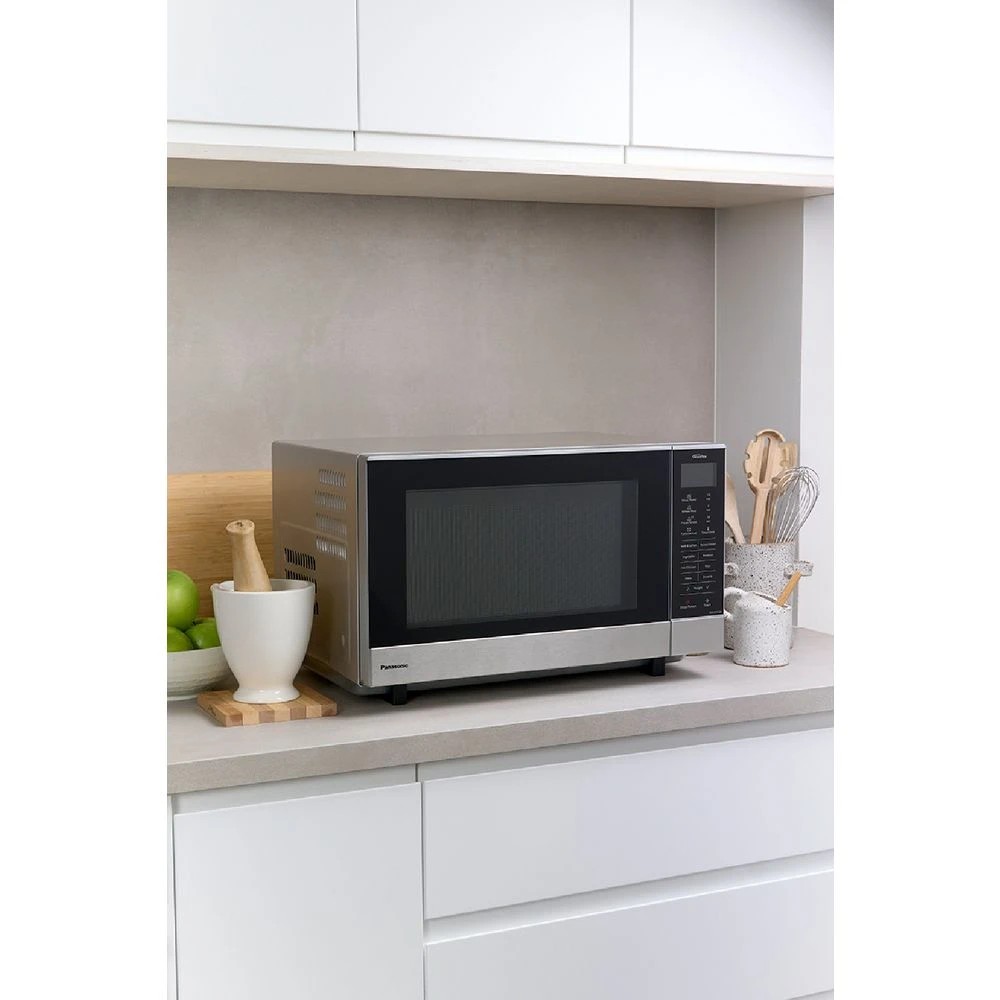 4 Panasonic Flatbed Microwave 27L Stainless Steel, 4 of 5