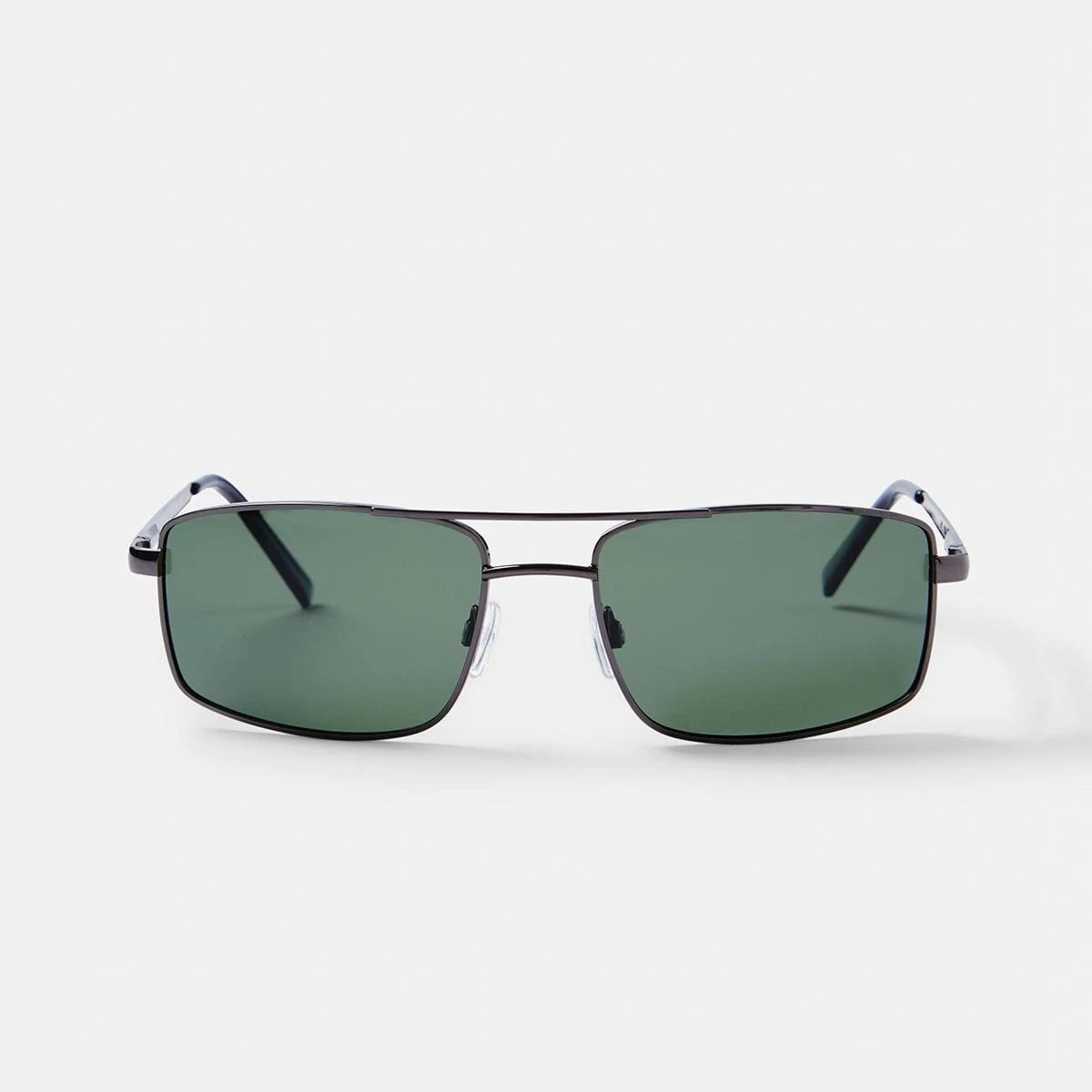 1 Classic Metal Frame Sunglasses BLACK, 1 of 6