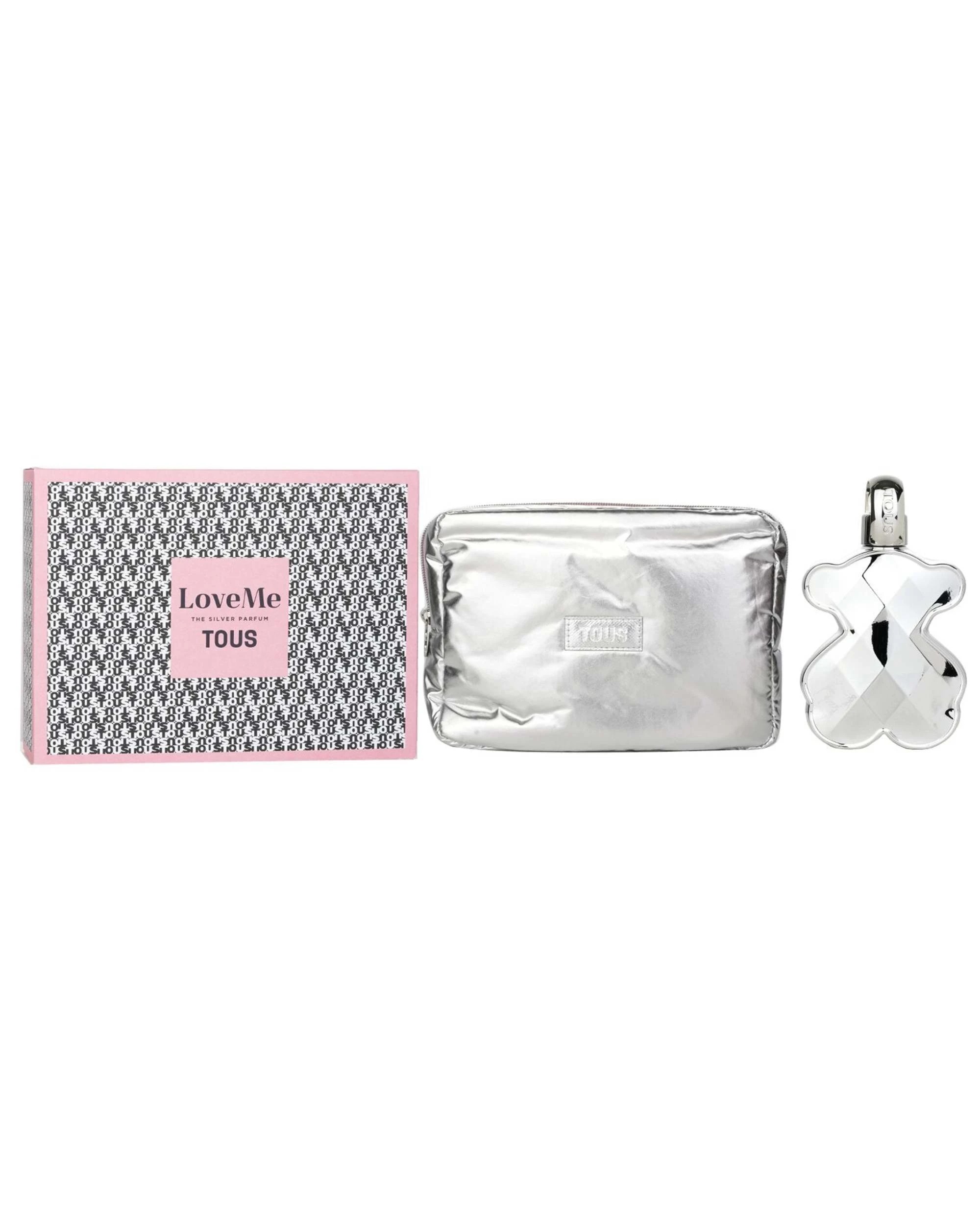 1 Tous Love Me The Silver Parfum Coffert : Eau De Perfum 90ml + Bag 2pcs, 1 of 3