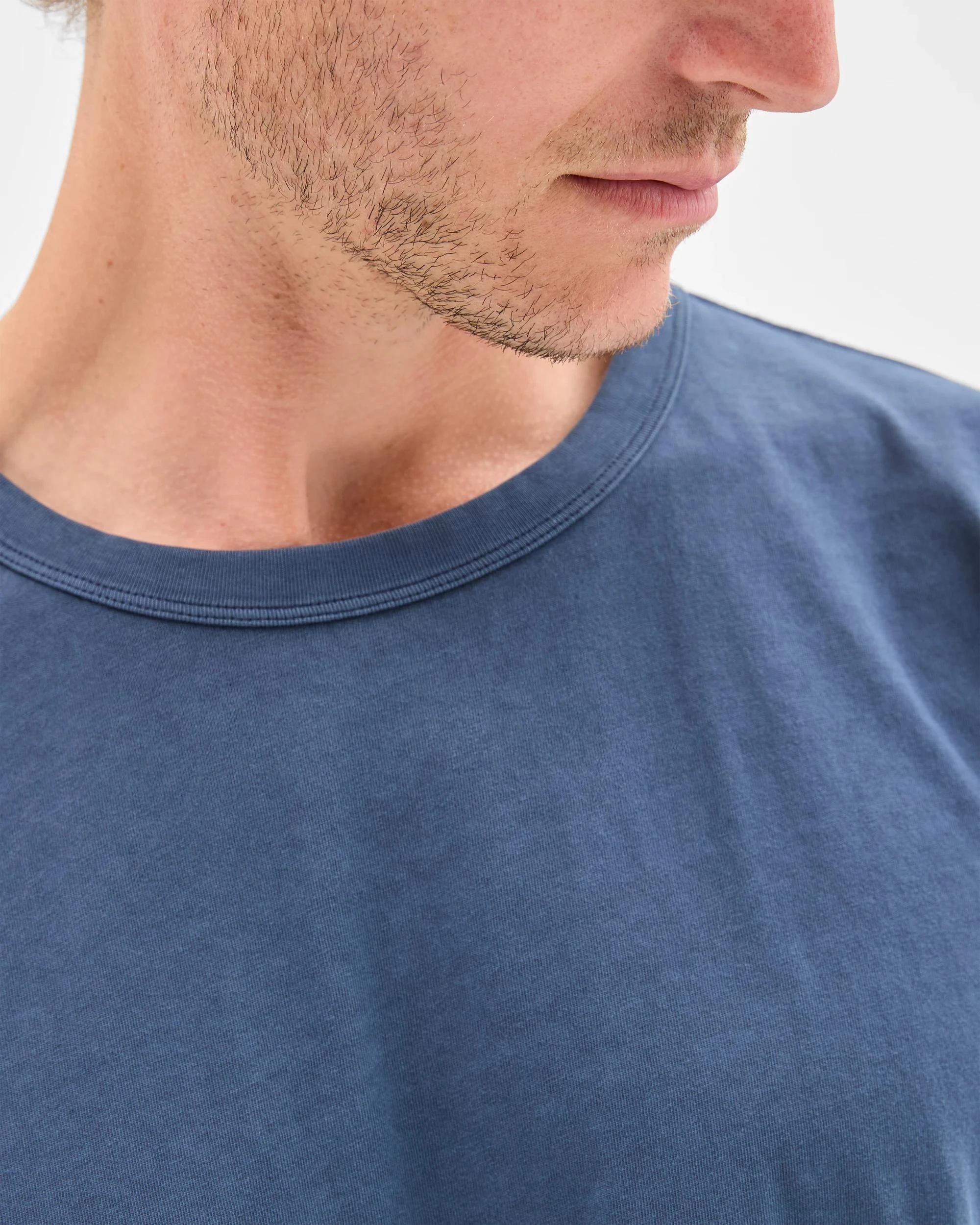 3 Target Man Australian Cotton Oversized T-Shirt BLUE, 3 of 6