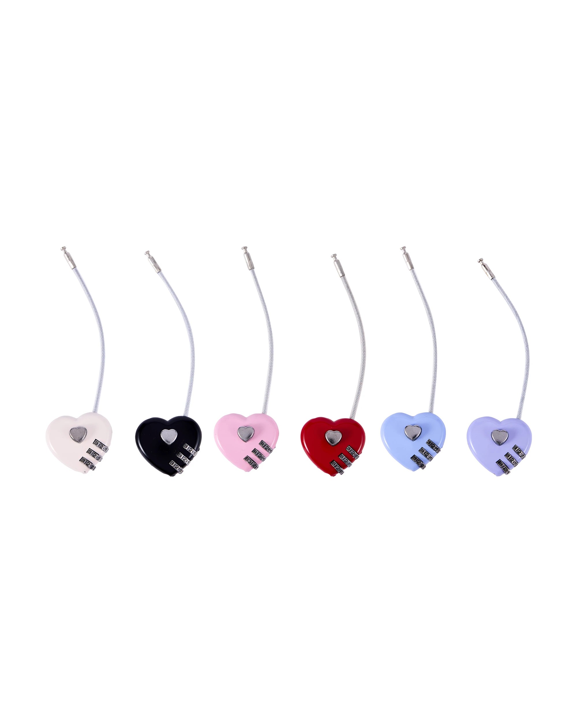 2 2 Pack Heart Lock - Assorted, 2 of 4