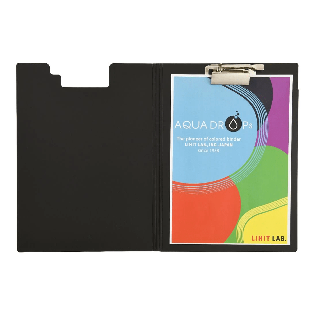 3 Aqua Drops Clipfolder A4 Black, 3 of 5