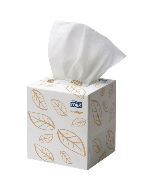 Tork Premium Cube 2 Ply Facial Tissues 90 Sheets