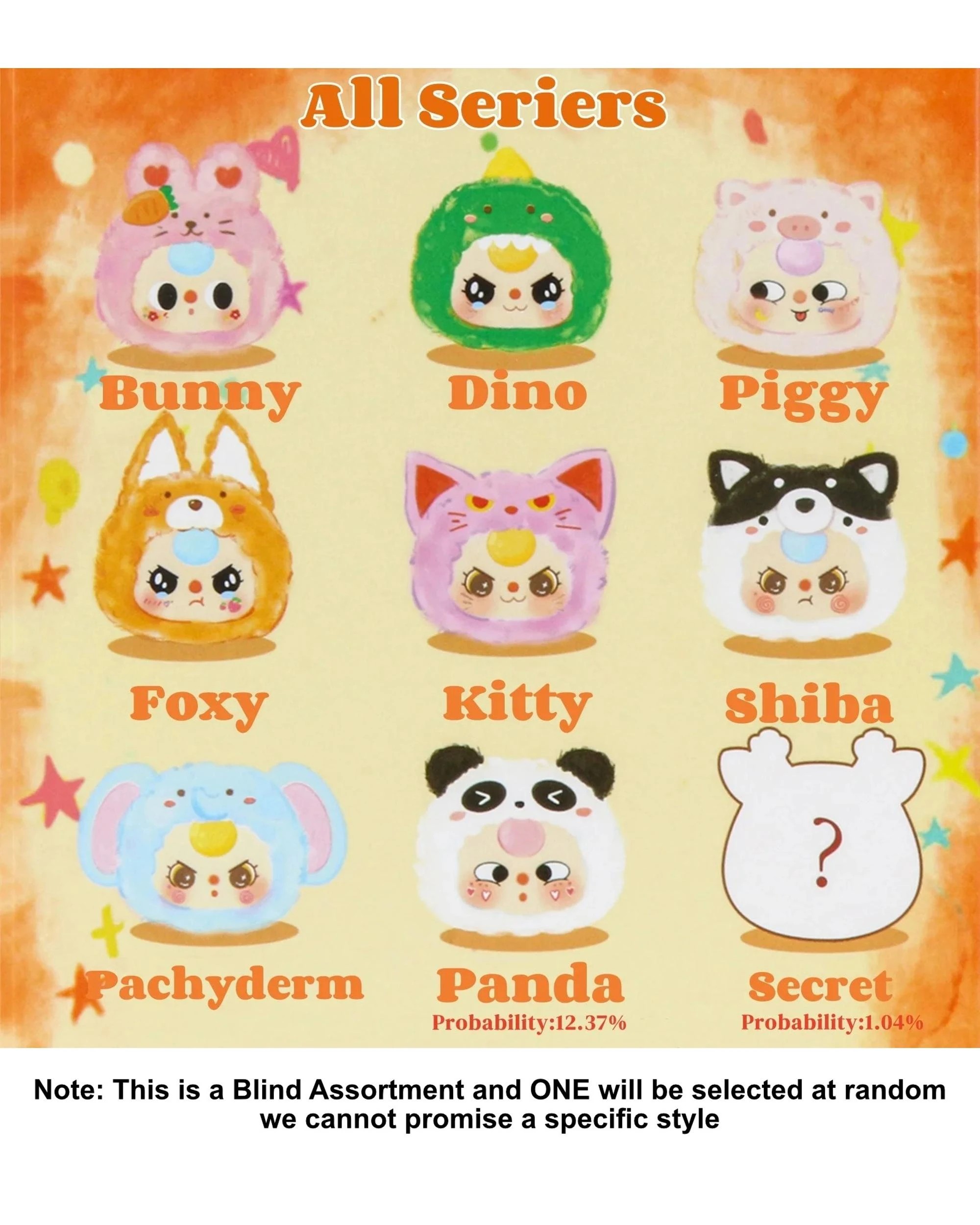 3 Baby Three: The Original First Generation Plush Blind Box, 3 of 10