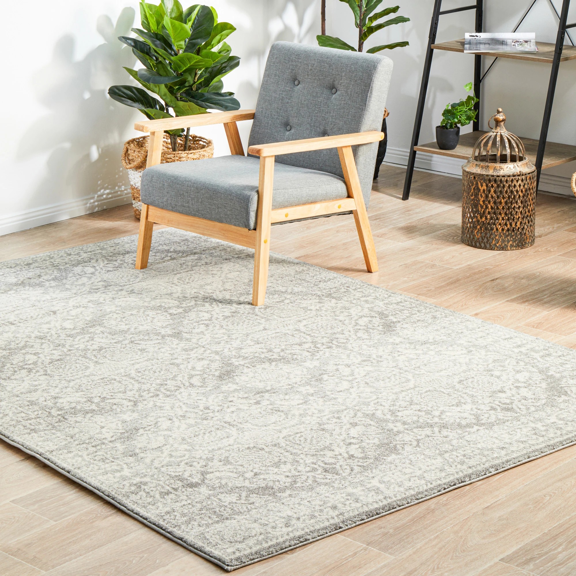 3 Common Ground Rugs Phantom 358 230x160cm - Medium Floor Rug - Silver, 3 of 7