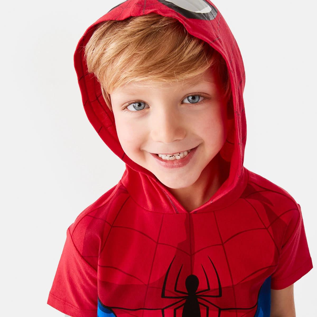 4 Spider-Man License Character Hooded T-shirt Spiderman, 4 of 9