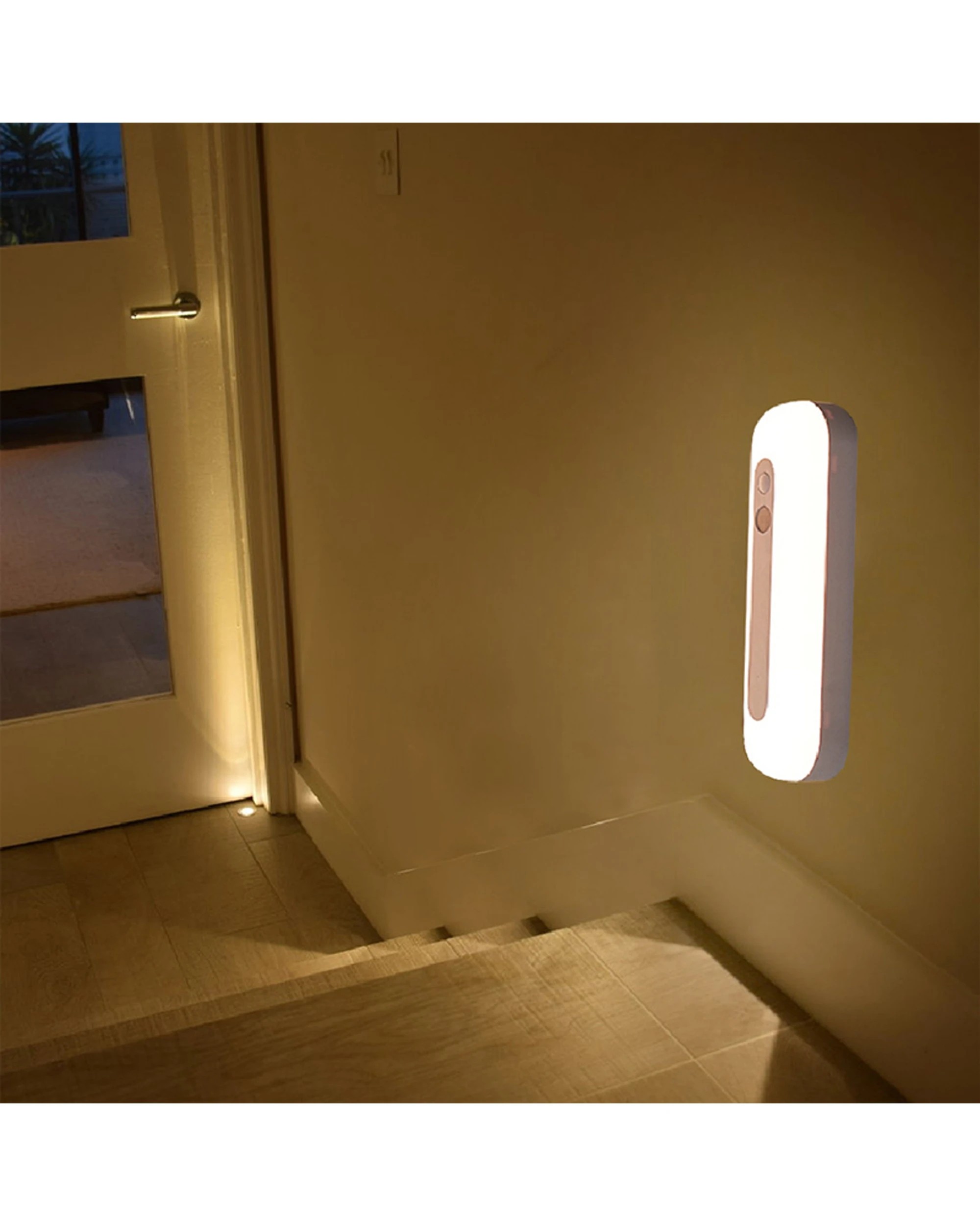 4 Sansai LED Magnetic Motion Sensor Light 3000mAh Rechargeable Cool 18cm - White, 4 of 5