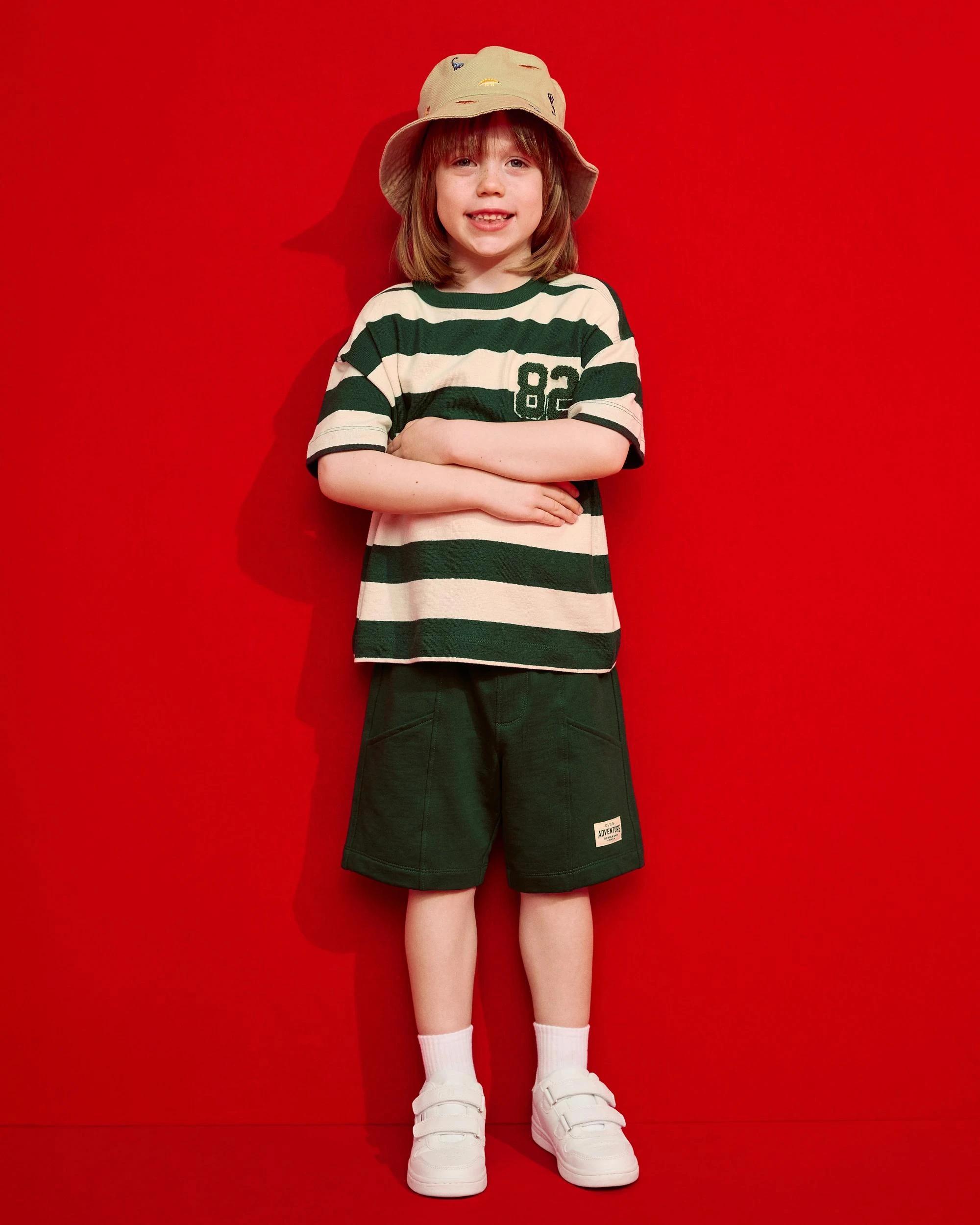 6 Target Australian Cotton T-Shirt and Short 2 Piece Set GREEN, 6 of 6
