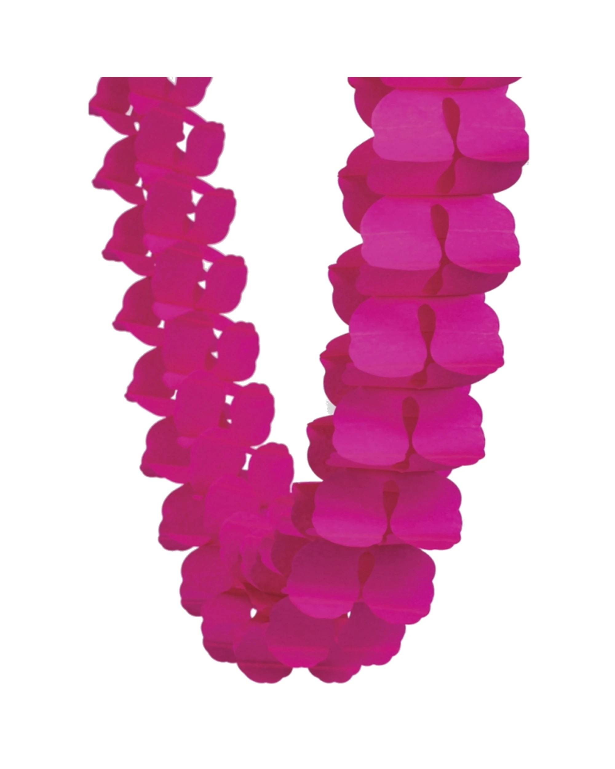 1 Five Star Magenta Tissue Paper Honeycomb Garland 4m - Pink, 1 of 1