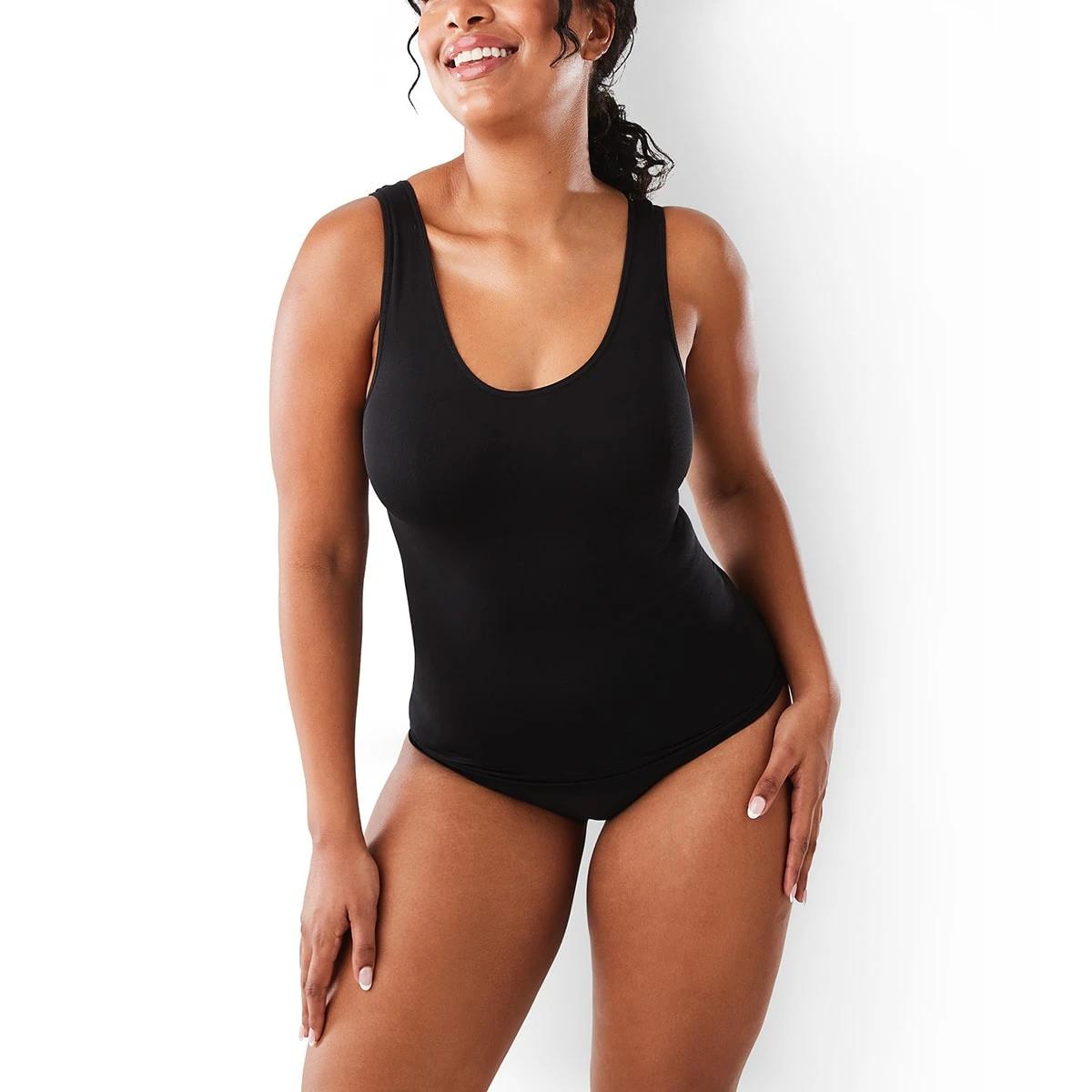 1 Seamfree Tank BLACK, 1 of 6