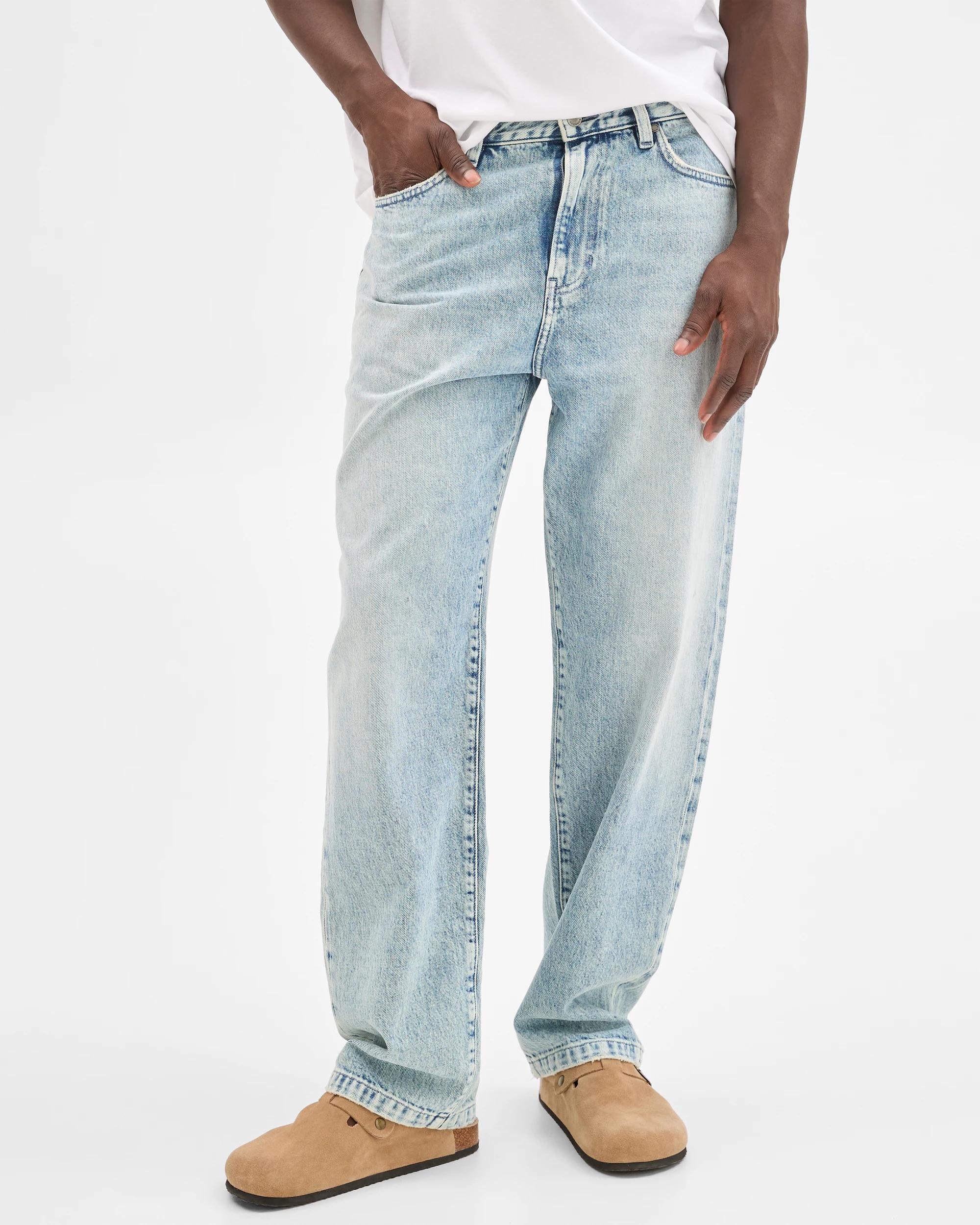 4 Commons Loose Fit Denim Jeans LIGHT INDIGO TINT, 4 of 6