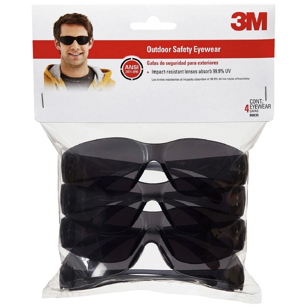 1 3M Safety Eyewear Black 4 Pack, 1 of 1
