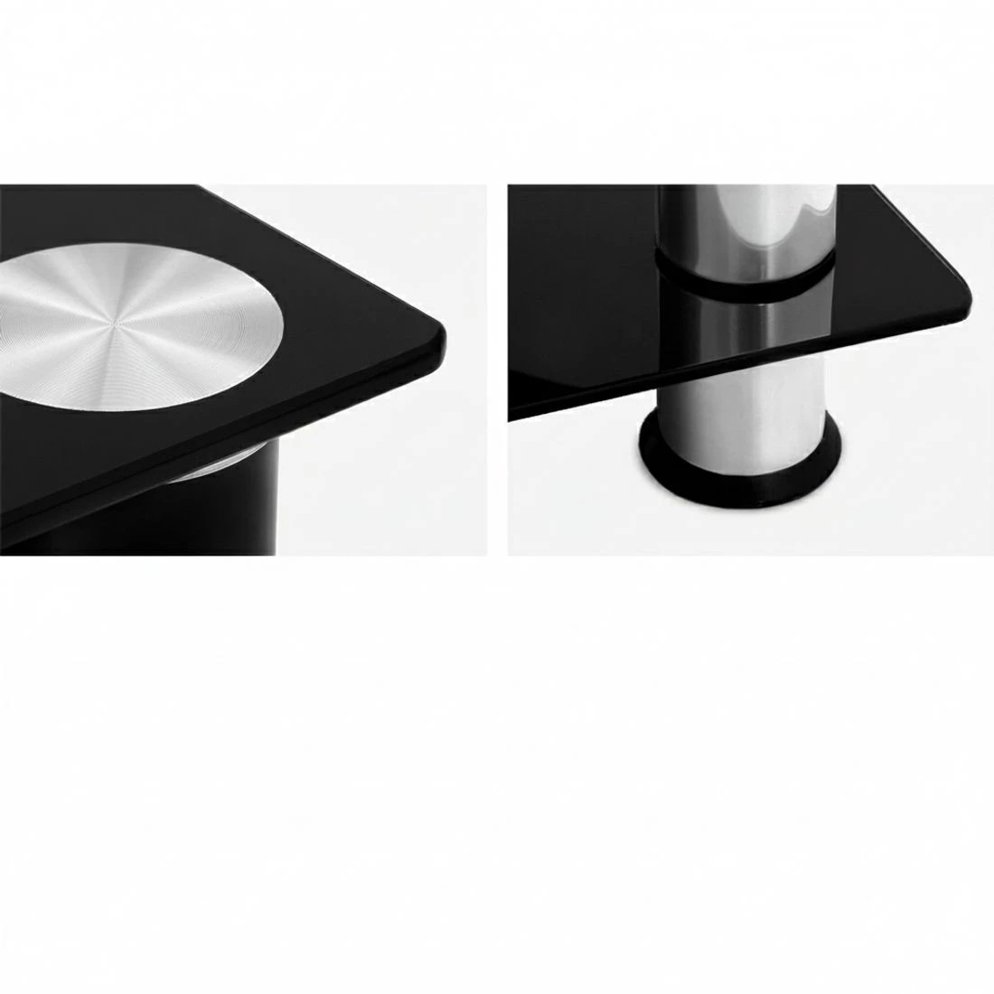 5 Artiss TV Stand 3 Tiers Storage Shelf - Black, 5 of 6