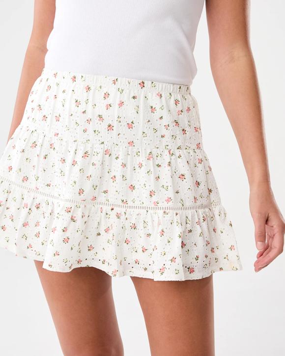 Trim Mini Skirt