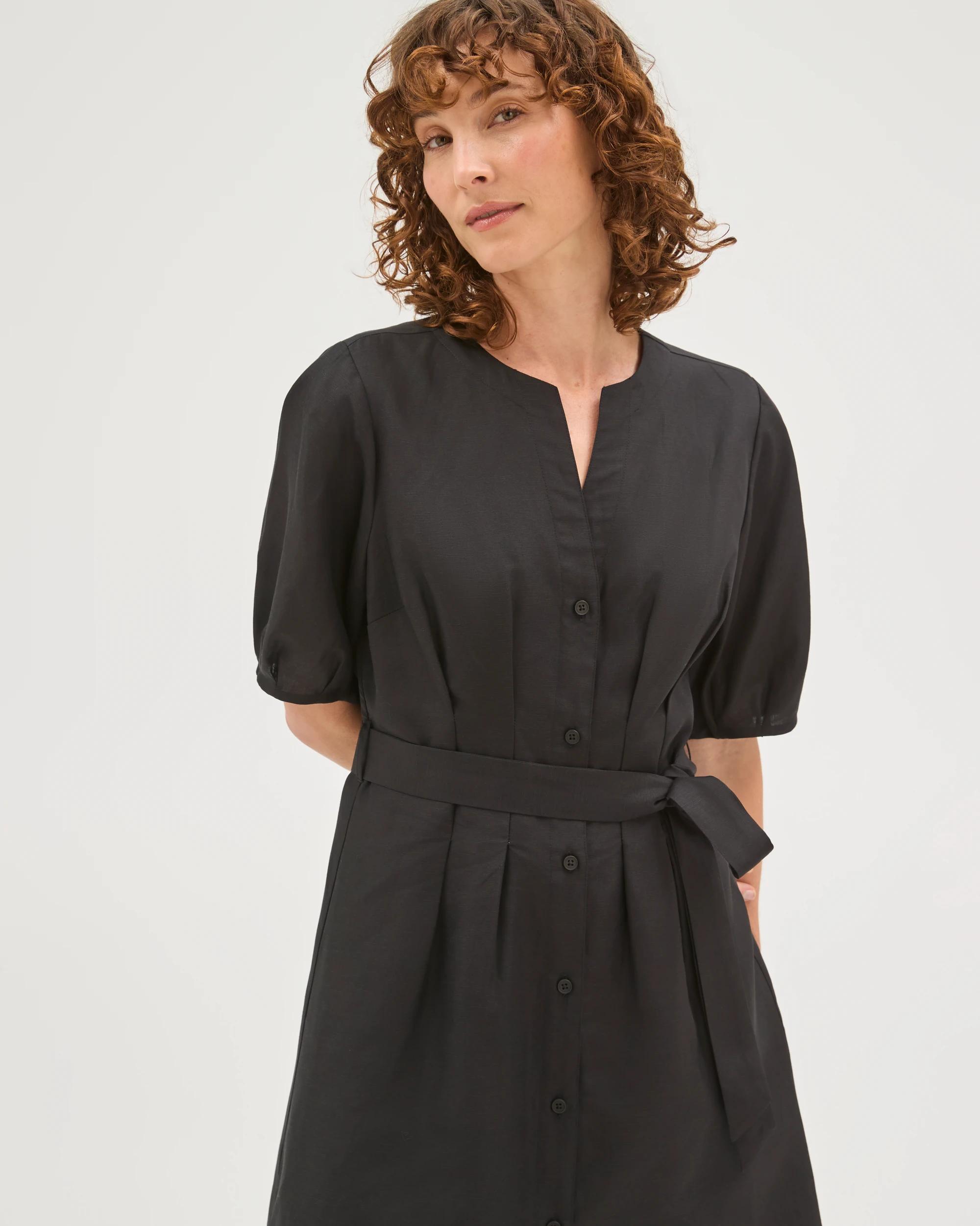 5 Preview Kylie Seam Mini Dress BLACK, 5 of 7