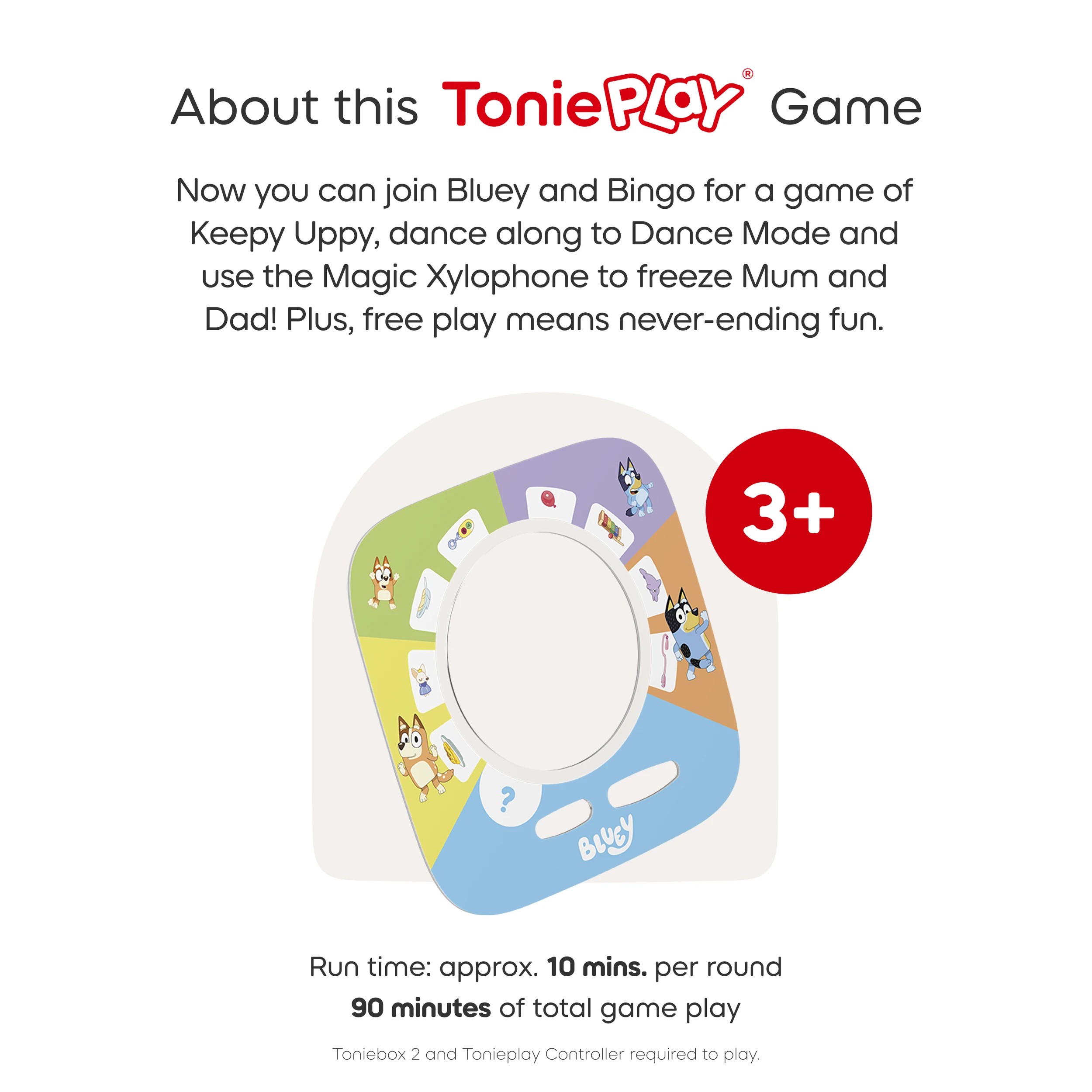 5 Tonies  Tonieplay Game - Bluey: Play All Day - Multi, 5 of 7